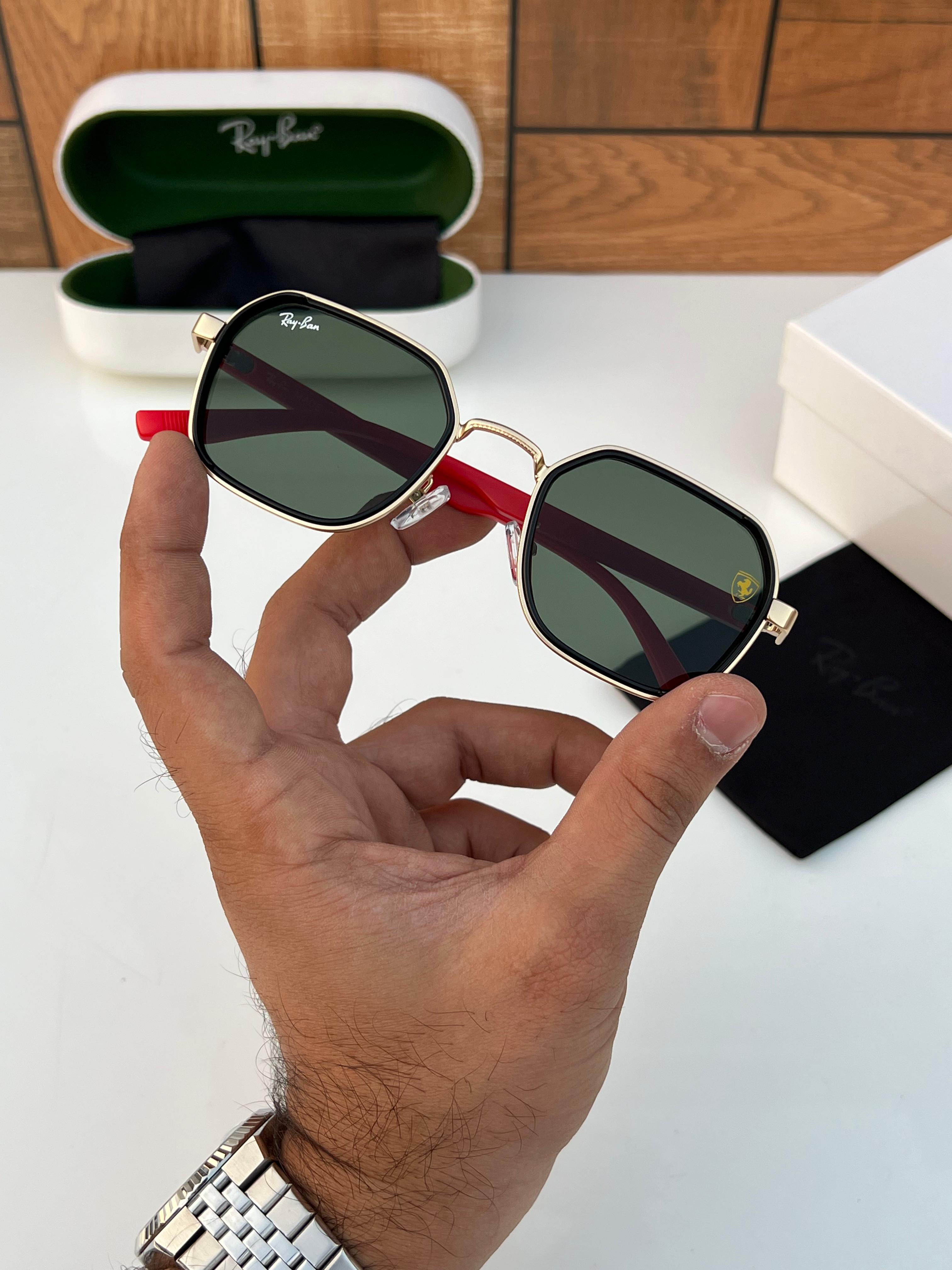 Ray_ban 8810 gold green SUNGLASS