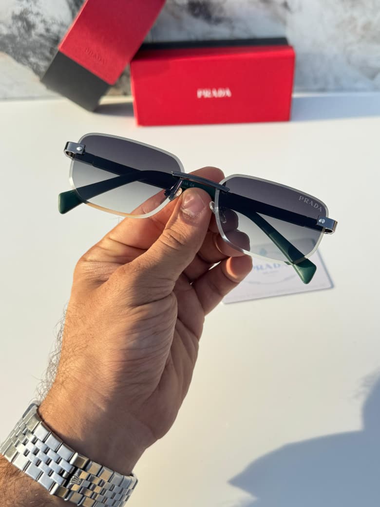 Pra__da 122 green shaded  SUNGLASS