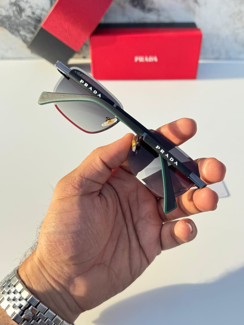 Pra__da 122 green shaded  SUNGLASS