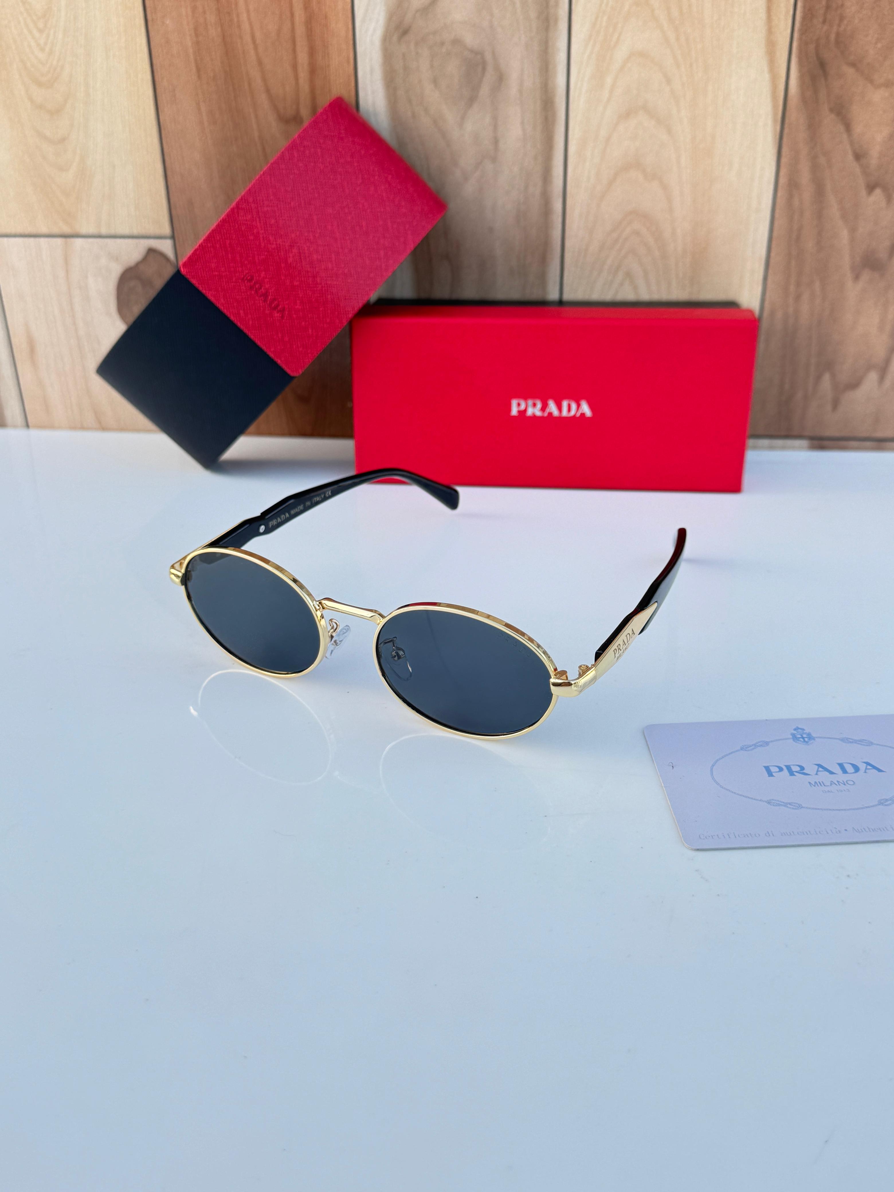 Pra_da 8007 gold black  SUNGLASS
