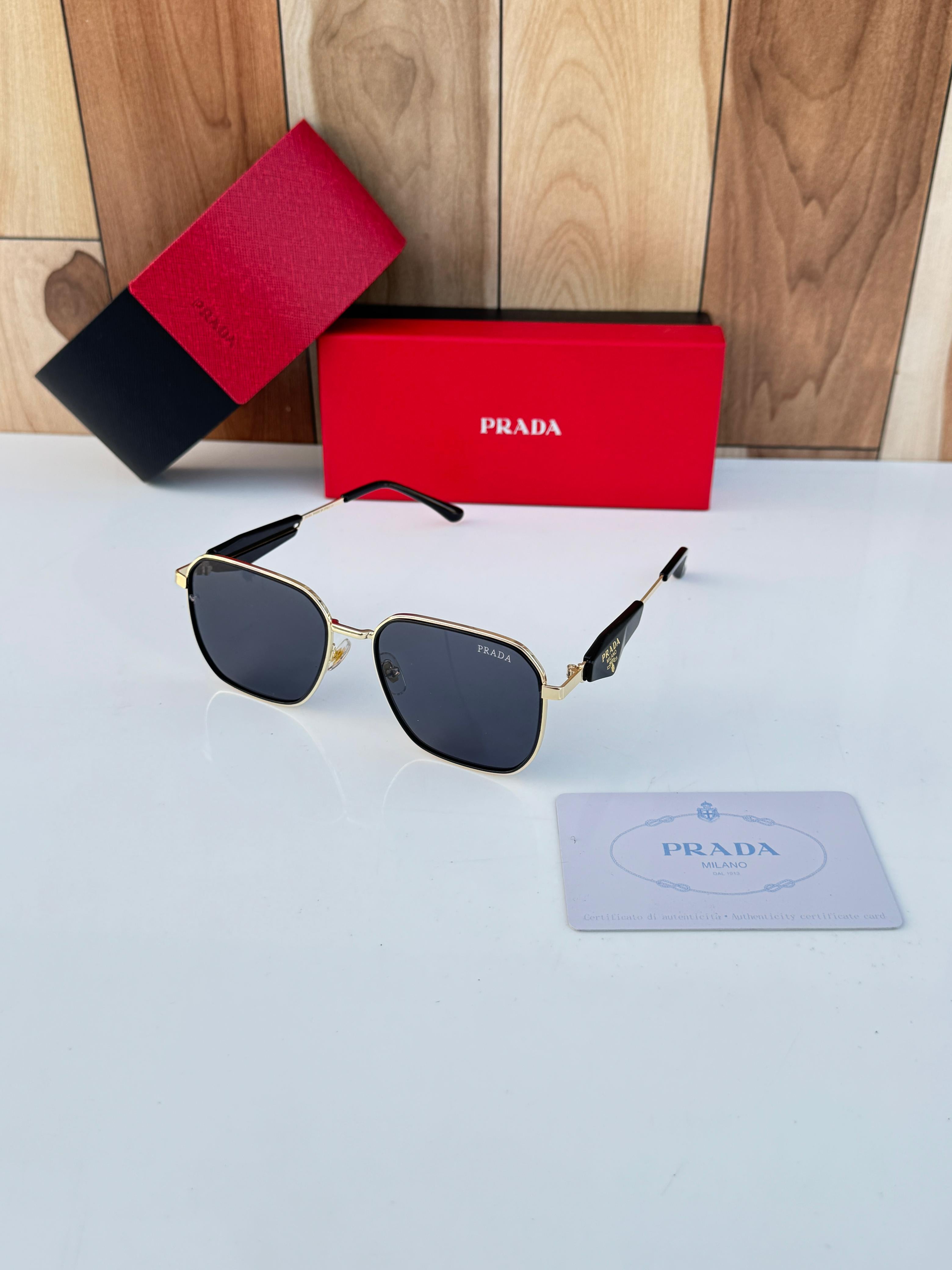 Pr_ada 119 gold black  SUNGLASS