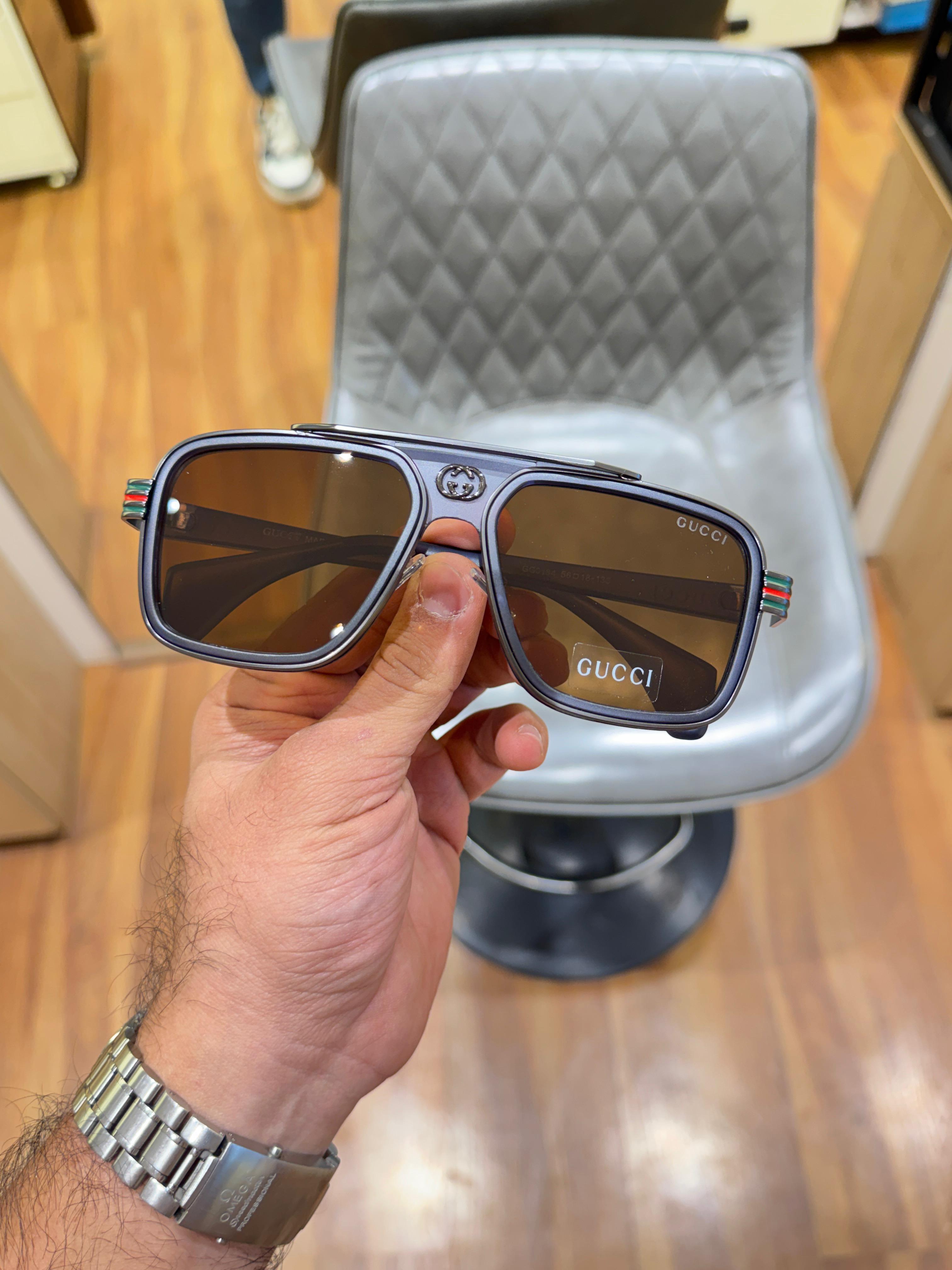 Gu_cci 1295 blue brown SUNGLASS