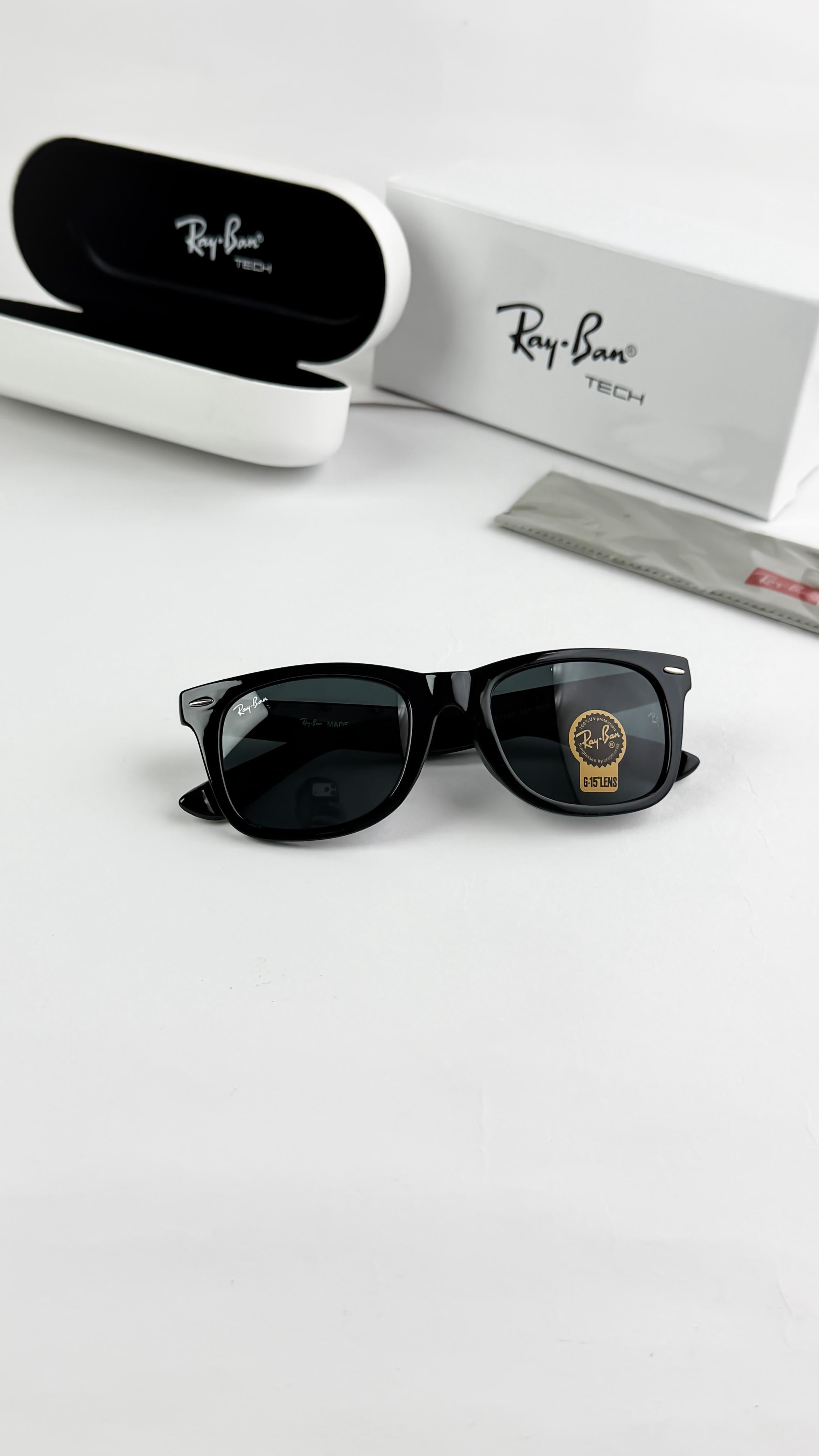 RAYB_AN BLACK WAYFARER 2140 SUNGLASS