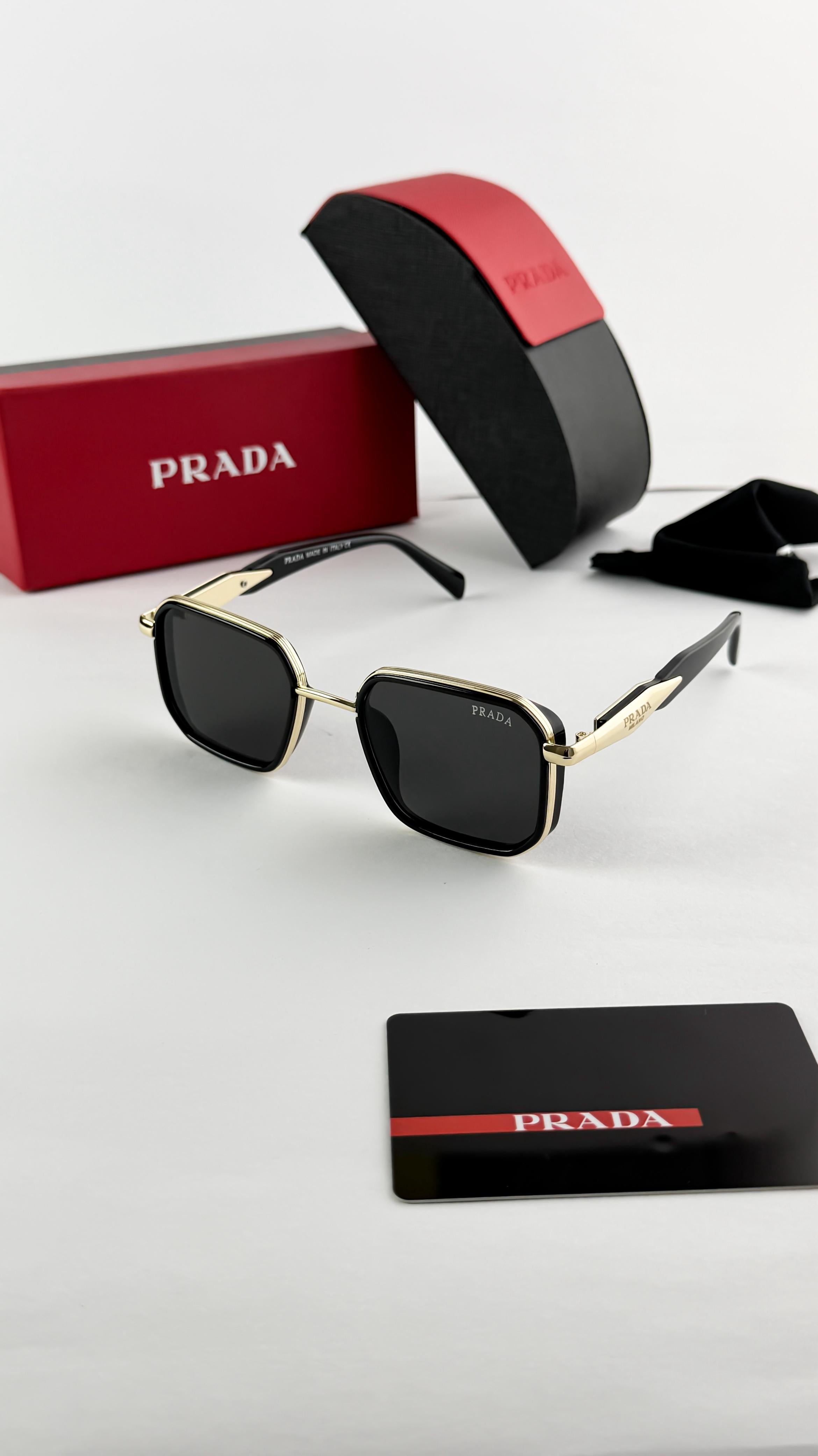 PRA__DA GOLD BLACK 792  SUNGLASS