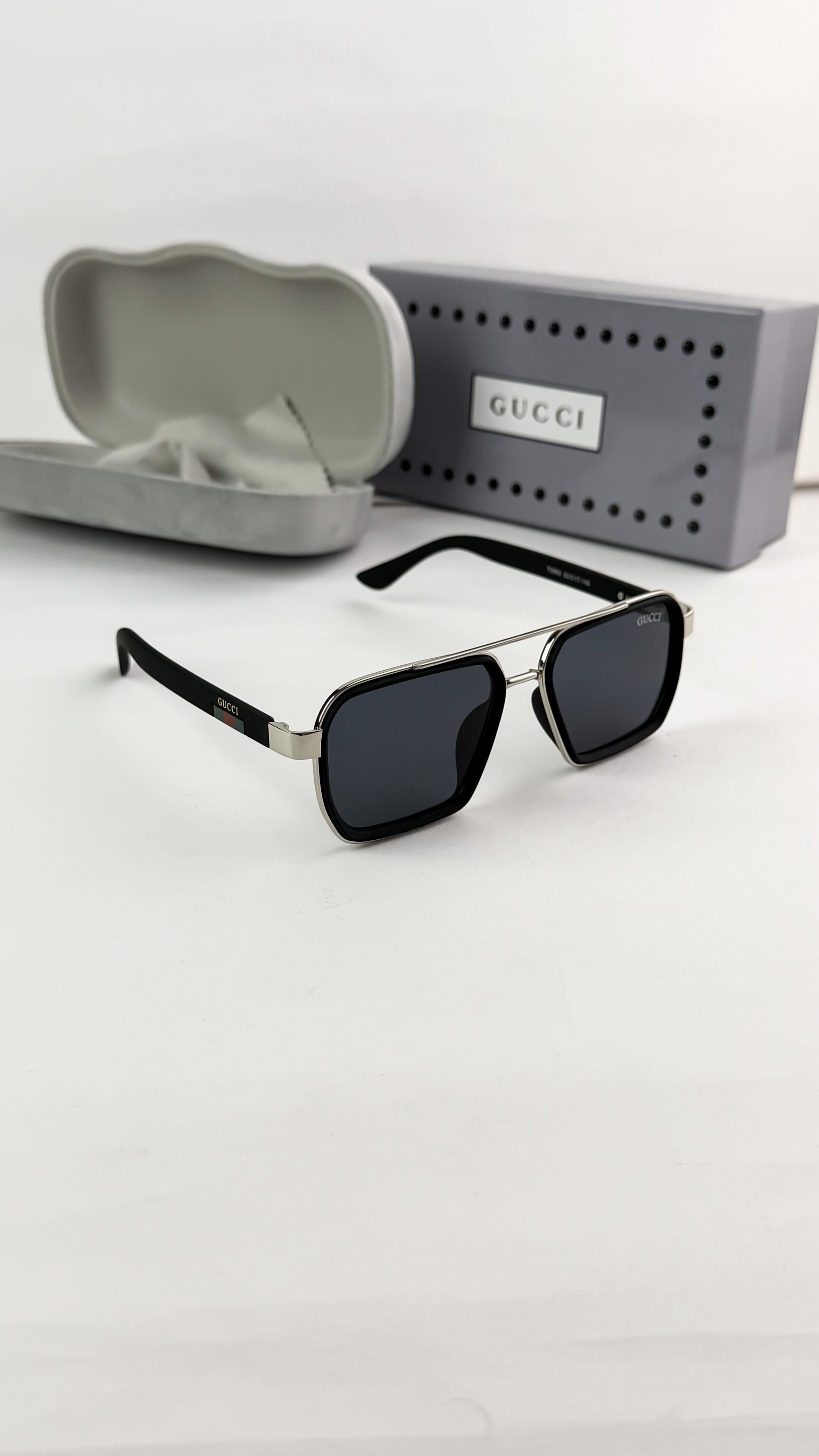 GU__CCI SILVER BLACK 963  SUNGLASS