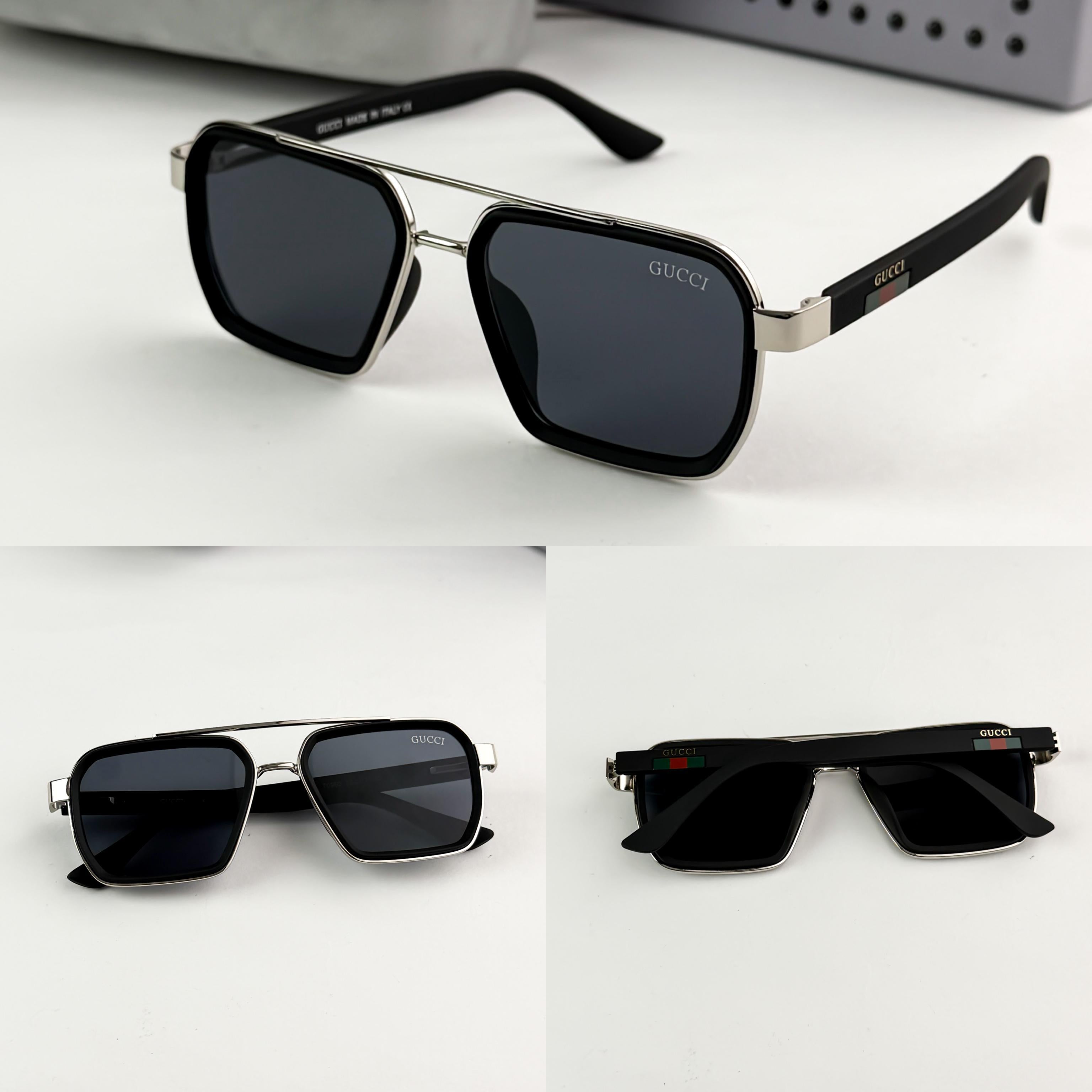 GU__CCI SILVER BLACK 963  SUNGLASS
