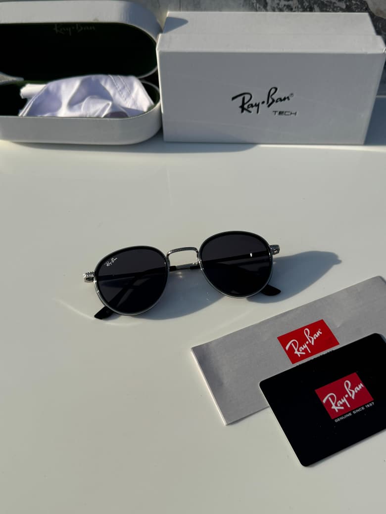 Ray_ban 299 silver black  SUNGLASS