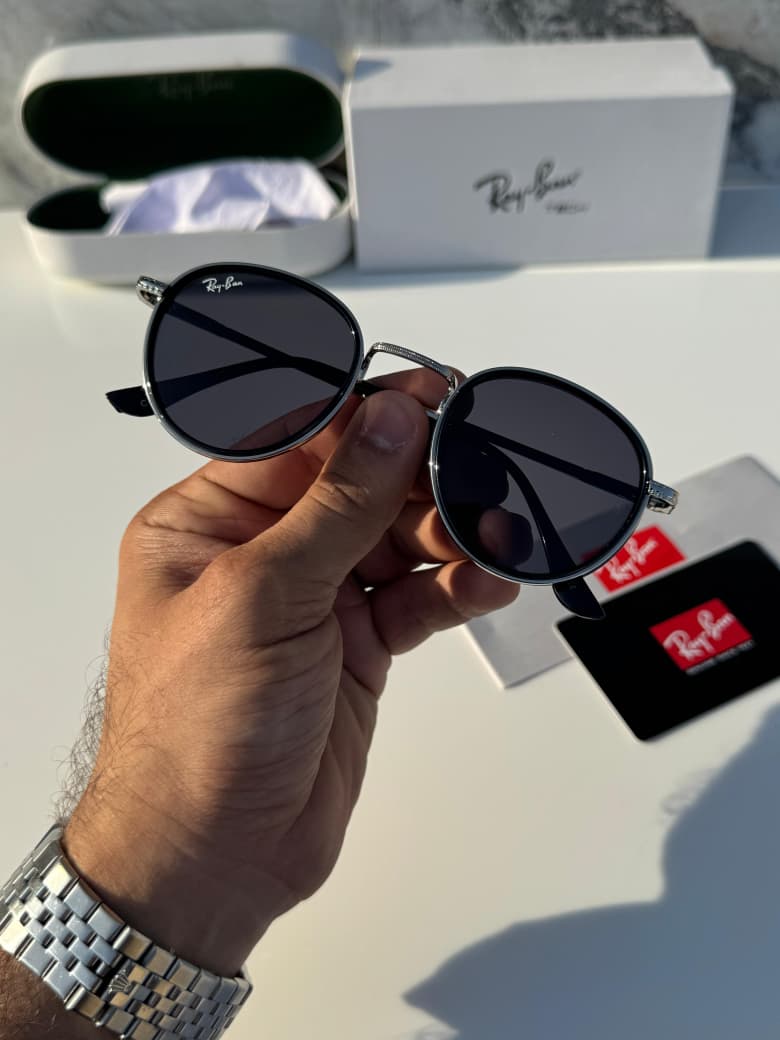 Ray_ban 299 silver black  SUNGLASS