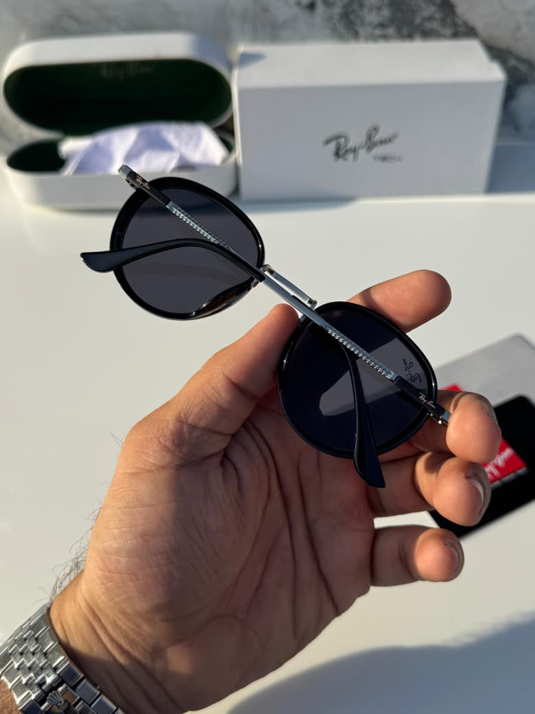 Ray_ban 299 silver black  SUNGLASS