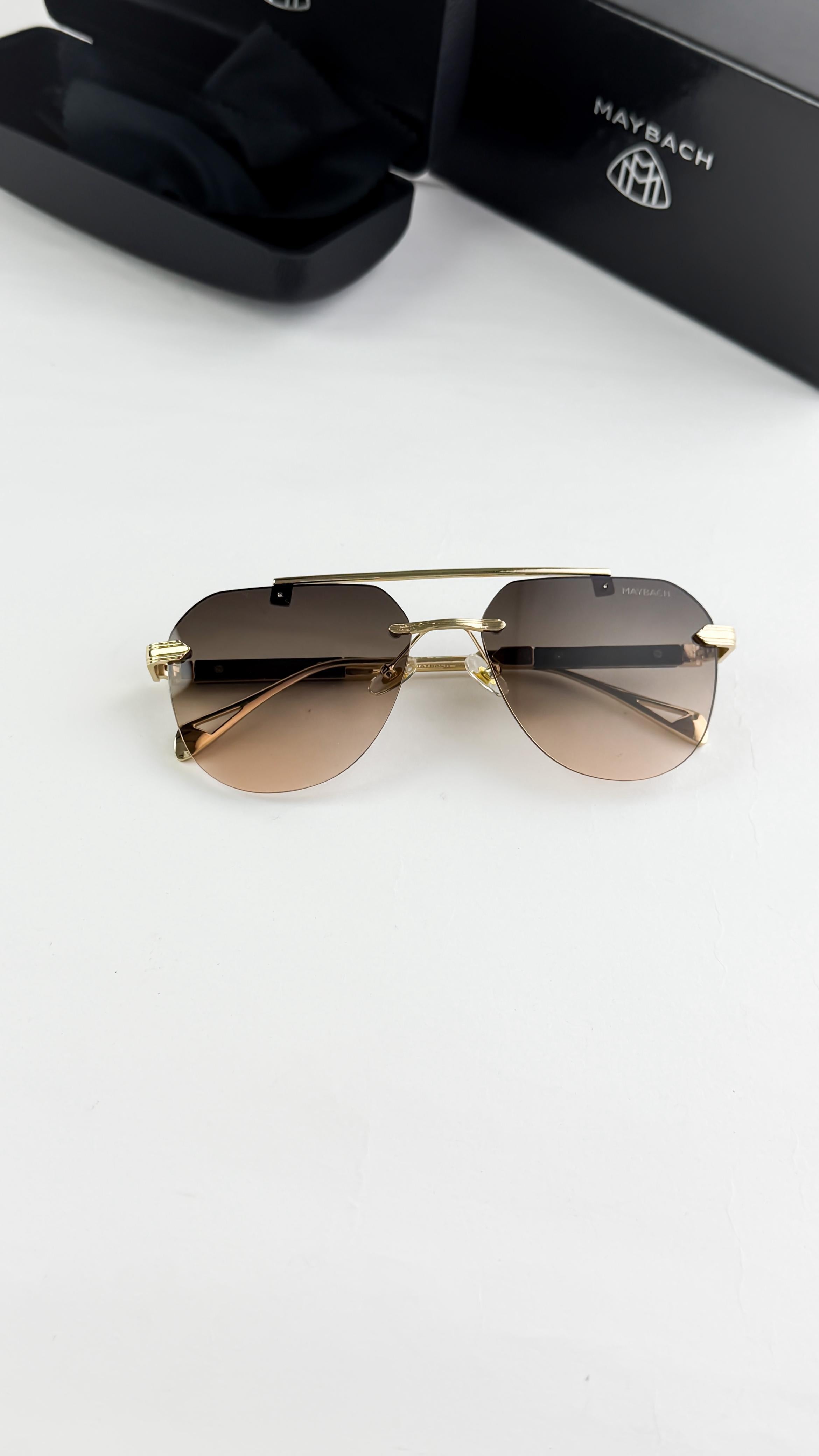 MAY__BACH GOLD BROWN 3114  SUNGLASS