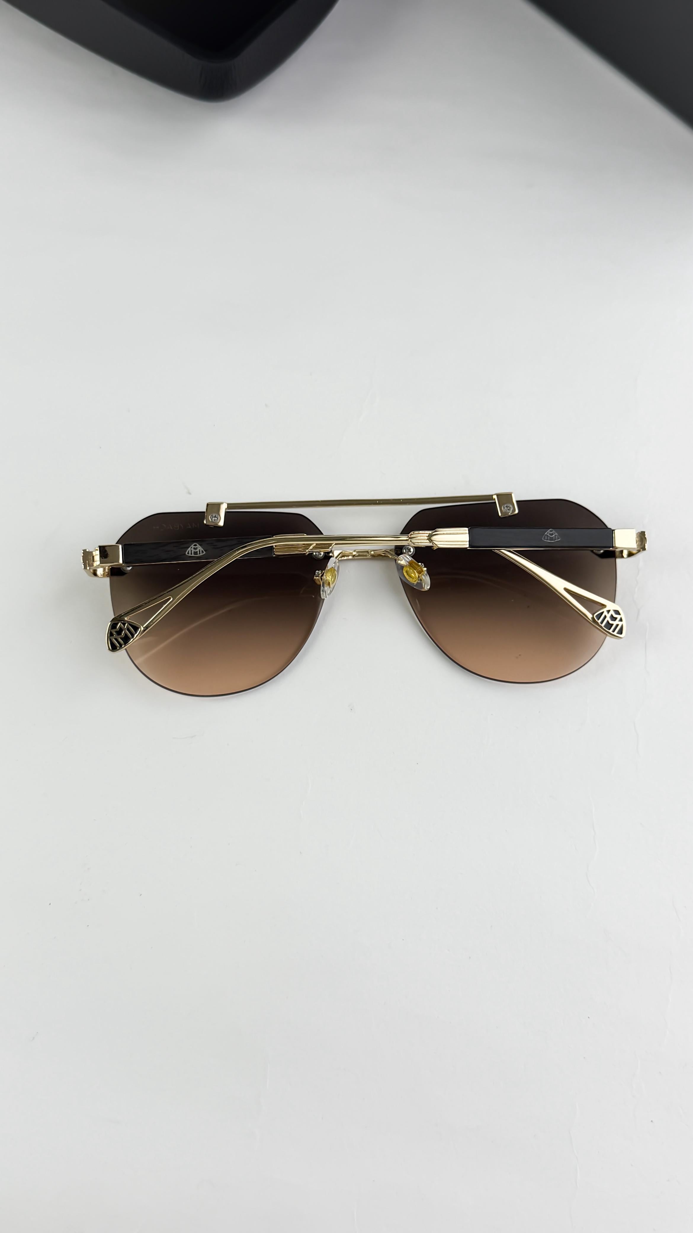 MAY__BACH GOLD BROWN 3114  SUNGLASS