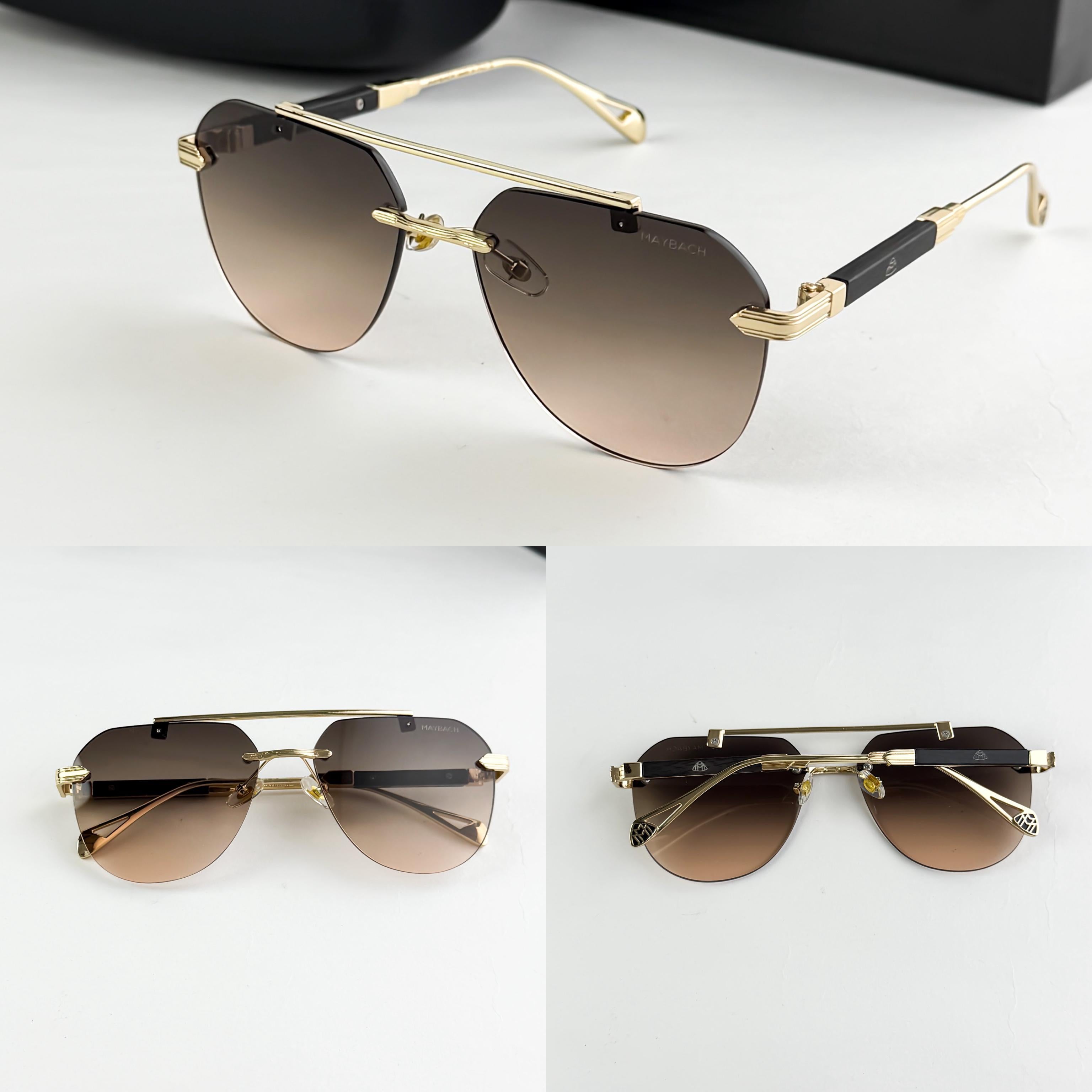 MAY__BACH GOLD BROWN 3114  SUNGLASS