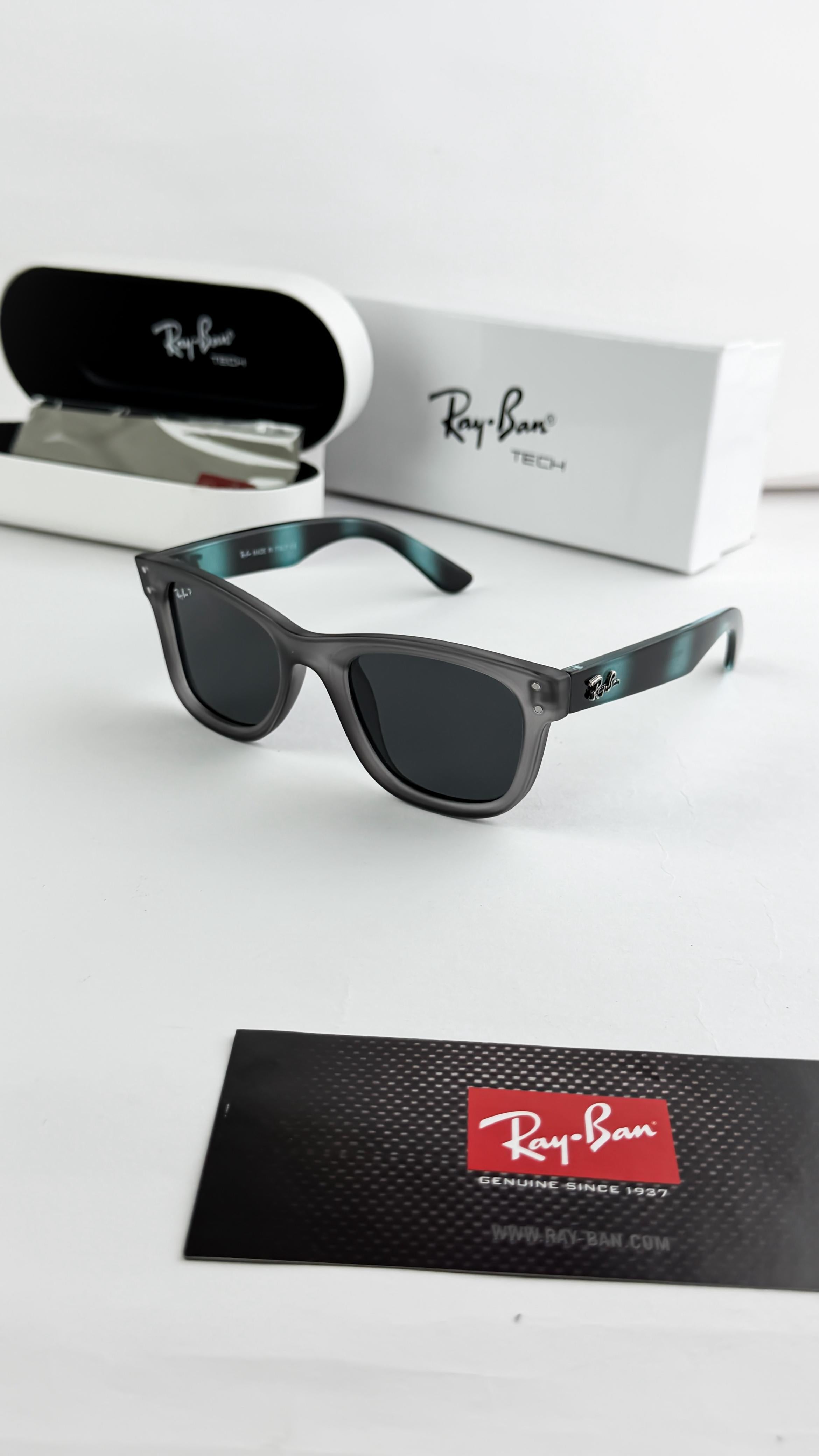 RA__YBAN BLUE GREY 0502 SUNGLASS