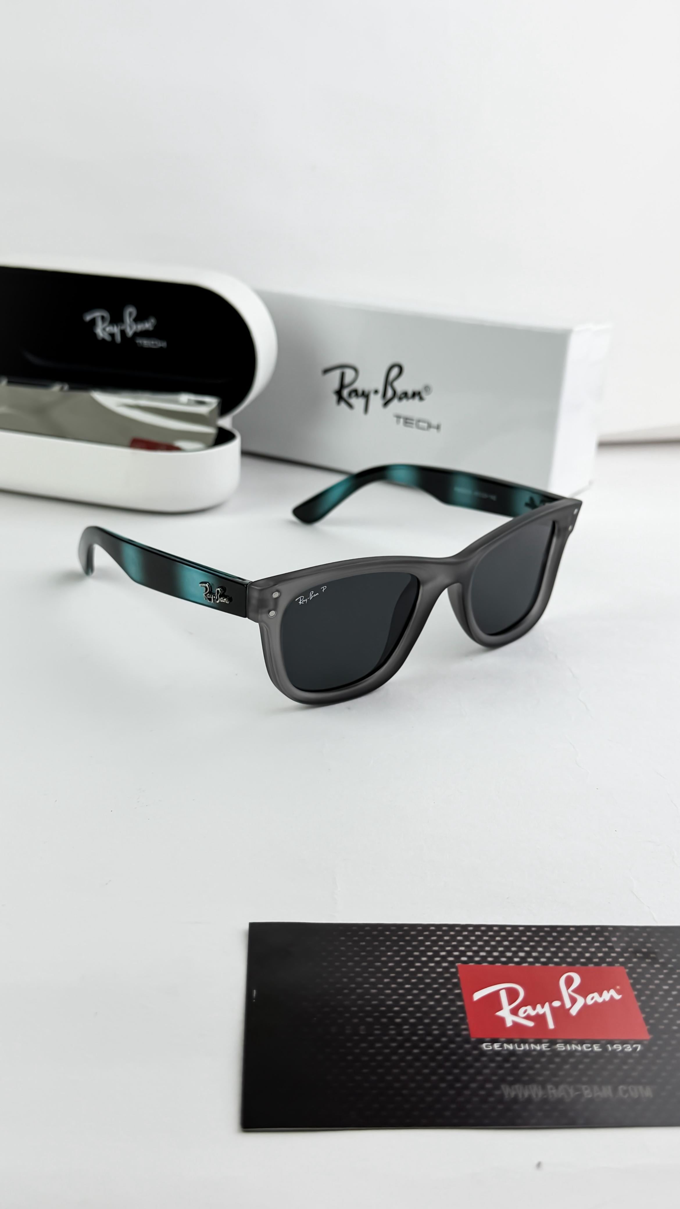 RA__YBAN BLUE GREY 0502 SUNGLASS