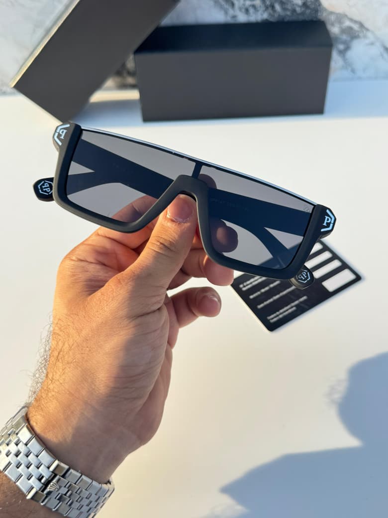 Ph__ilip plein 147 black silver  SUNGLASS