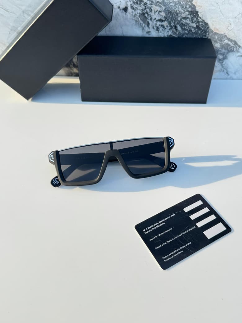 Ph__ilip plein 147 black silver  SUNGLASS