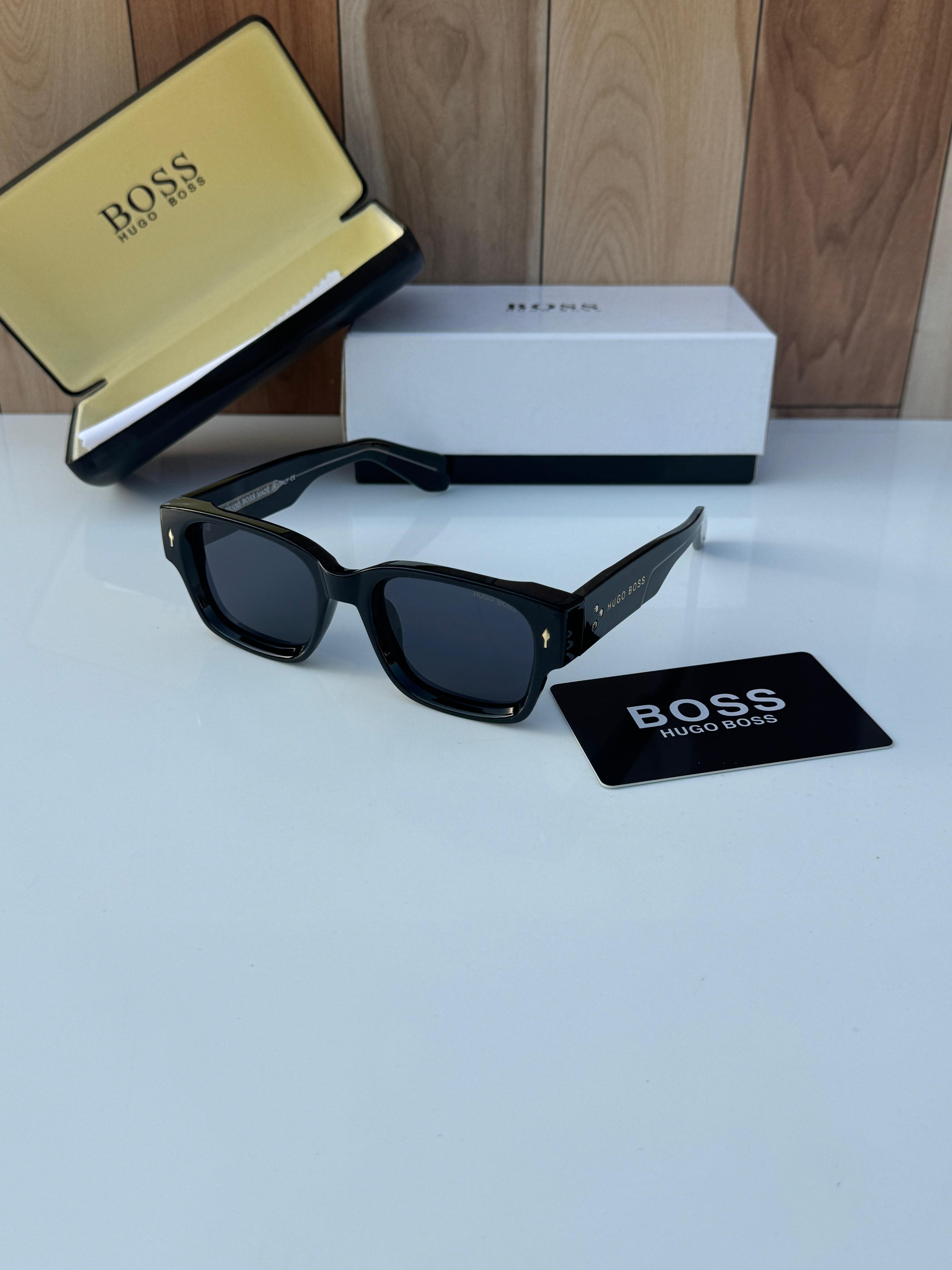 Hug_o b_ss 621 glossy black SUNGLASS