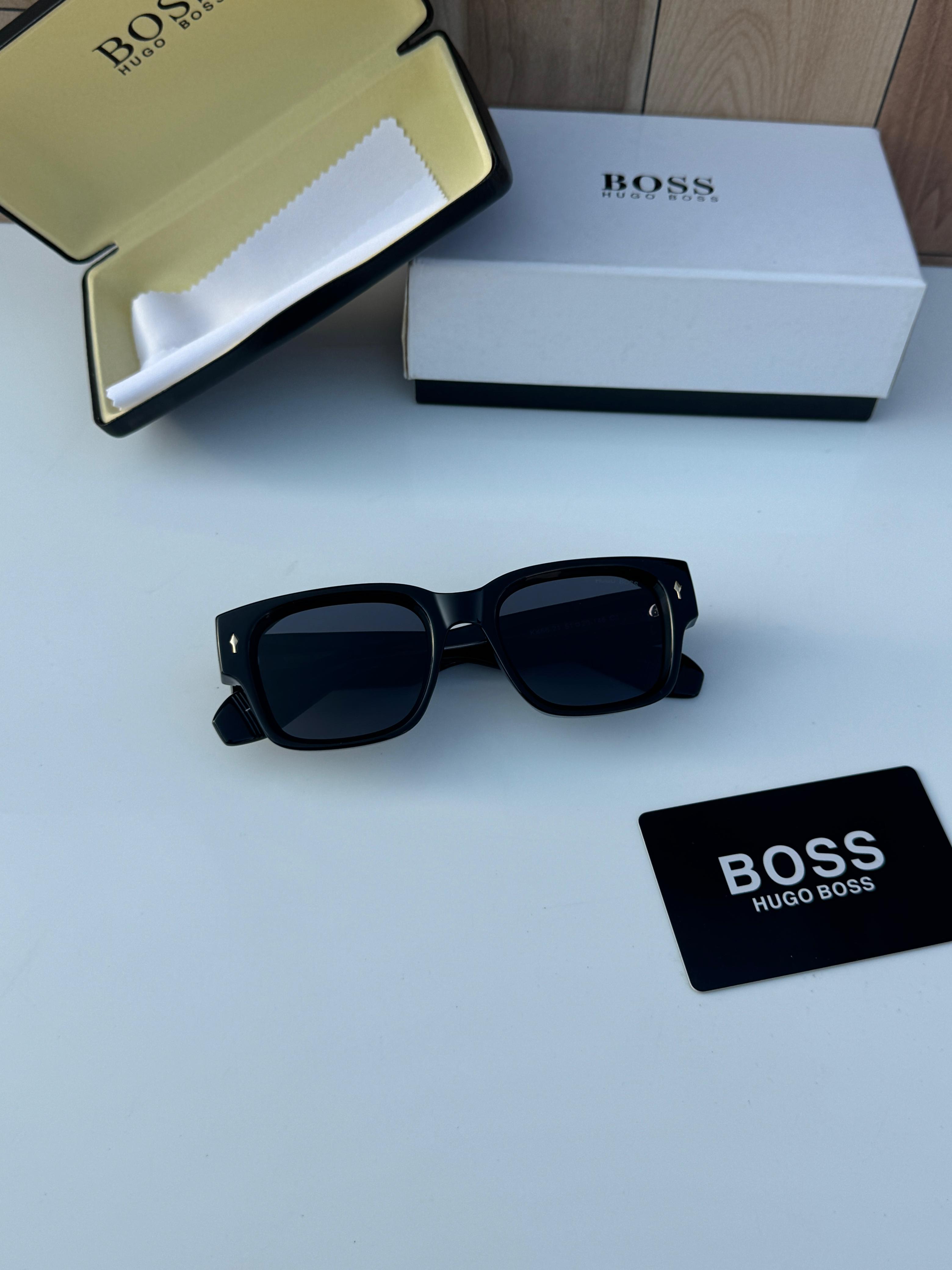 Hug_o b_ss 621 glossy black SUNGLASS