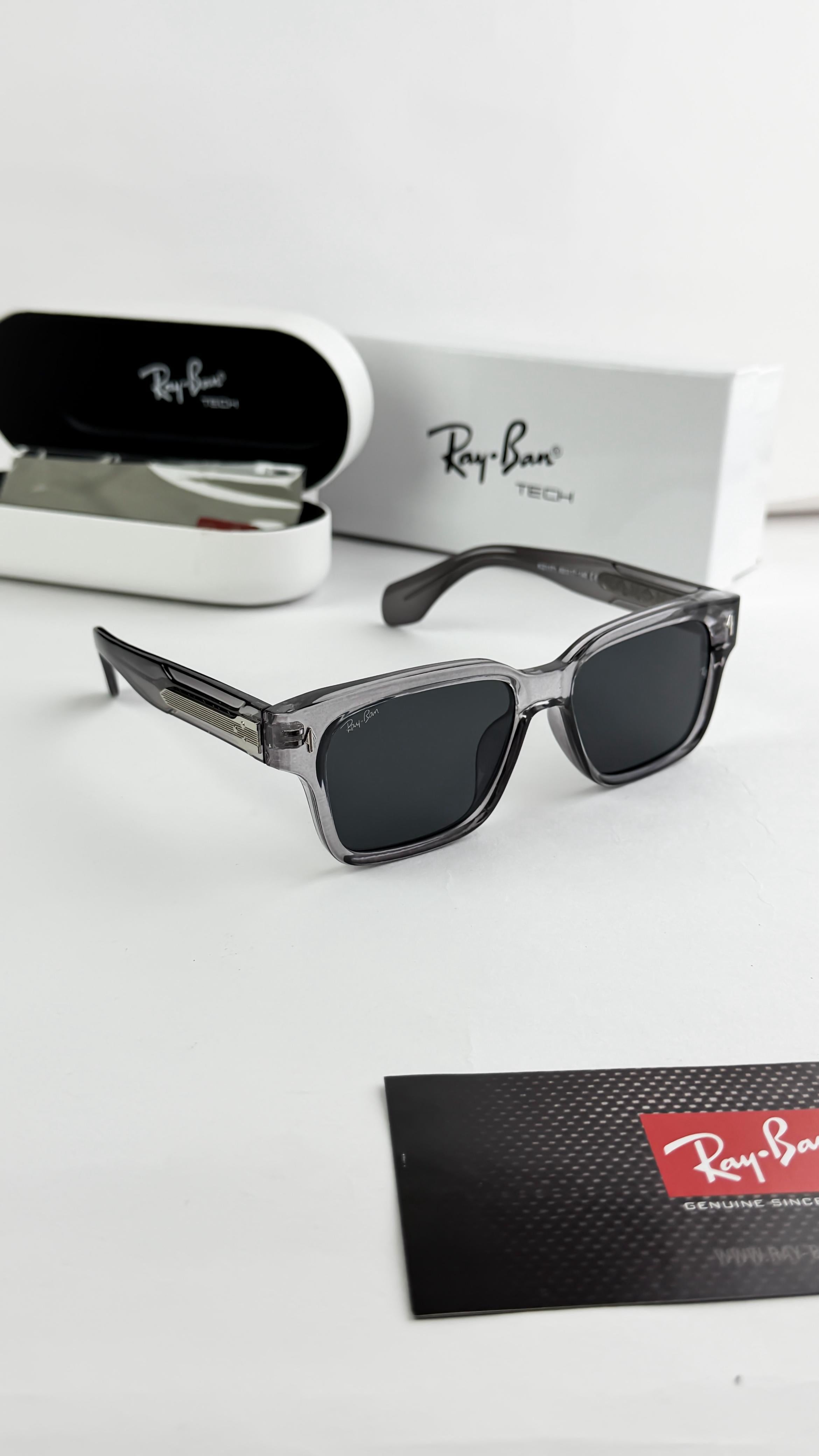 RA_YBAN GREY BLACK 1171 SUNGLASS