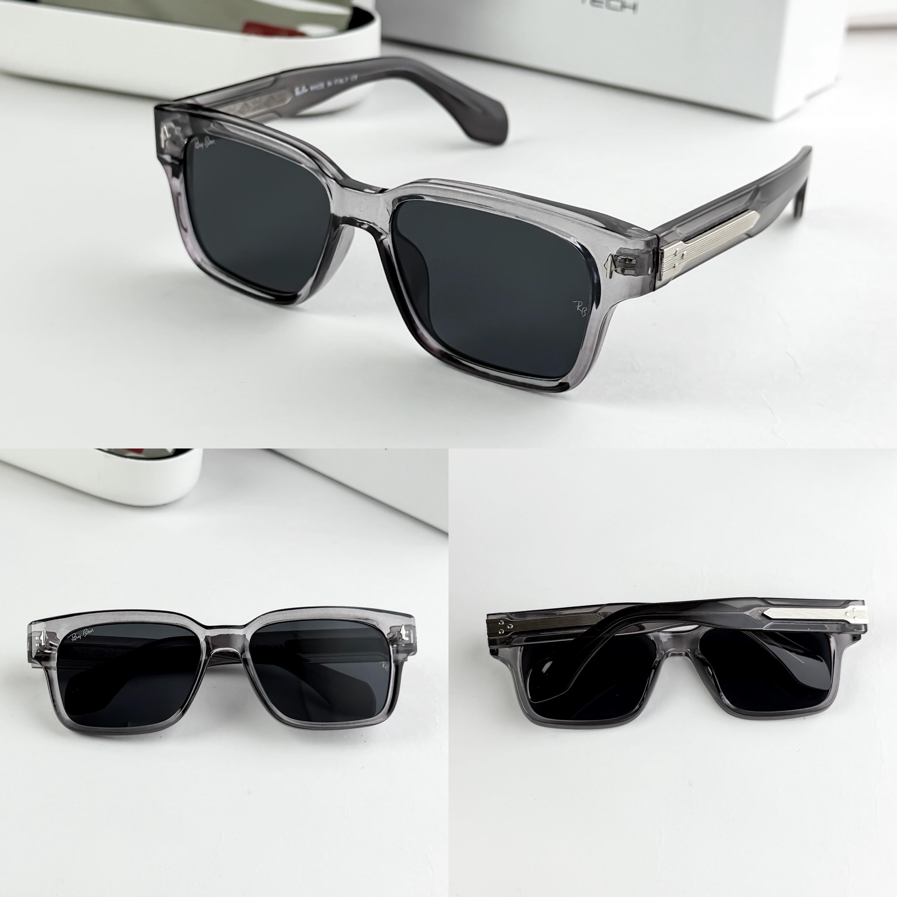 RA_YBAN GREY BLACK 1171 SUNGLASS