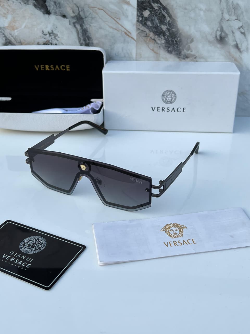 Ver__sace 995 gun brown SUNGLASS