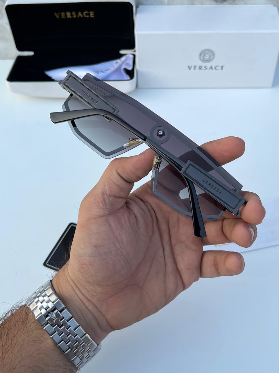 Ver__sace 995 gun brown SUNGLASS