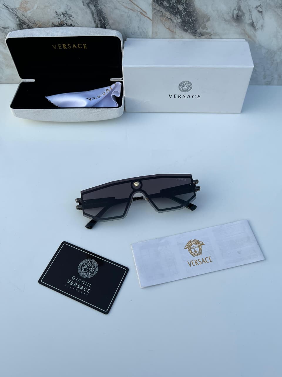 Ver__sace 995 gun brown SUNGLASS