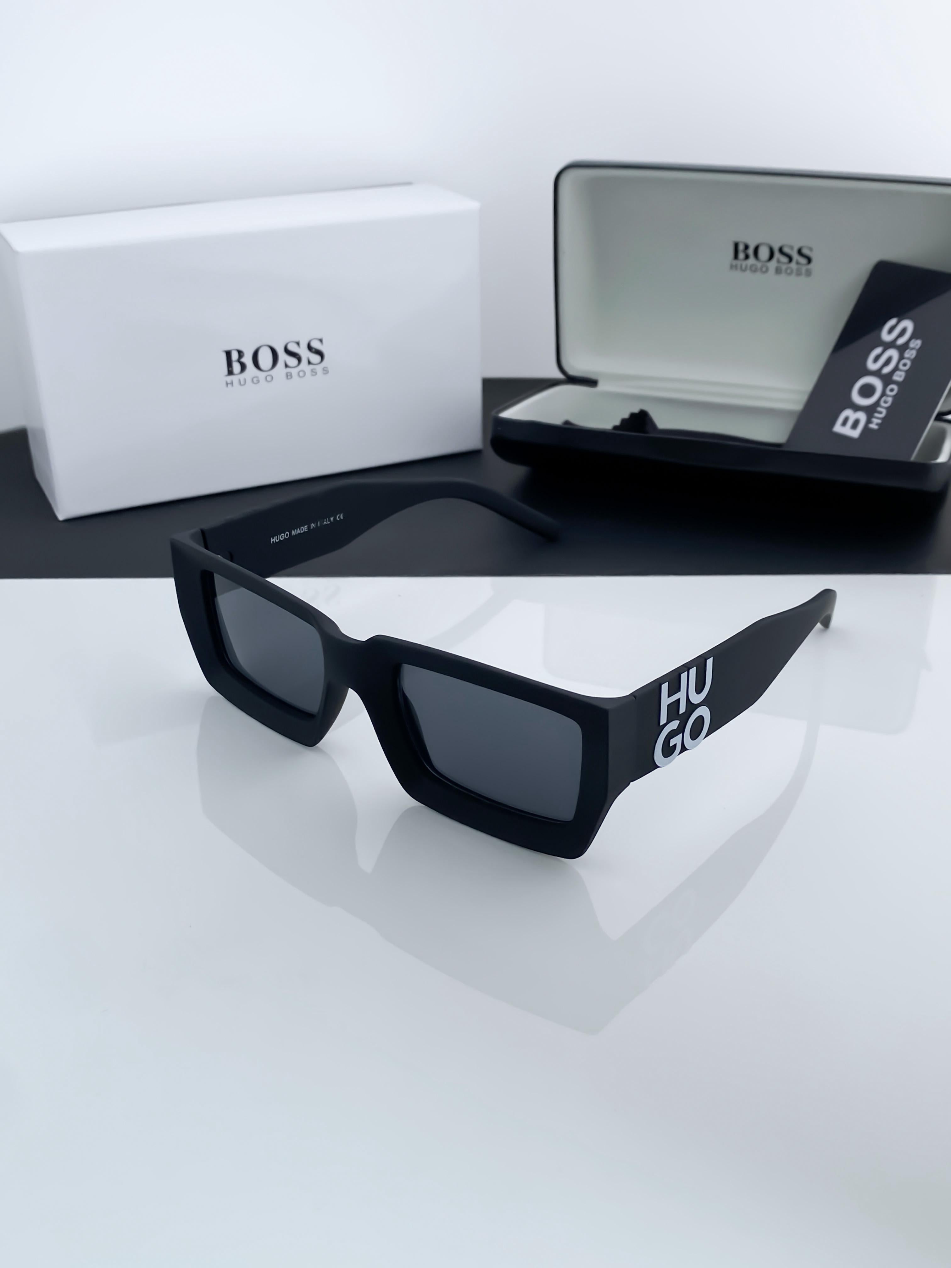 HU_GO BO_SS BLACK 1310  SUNGLASS
