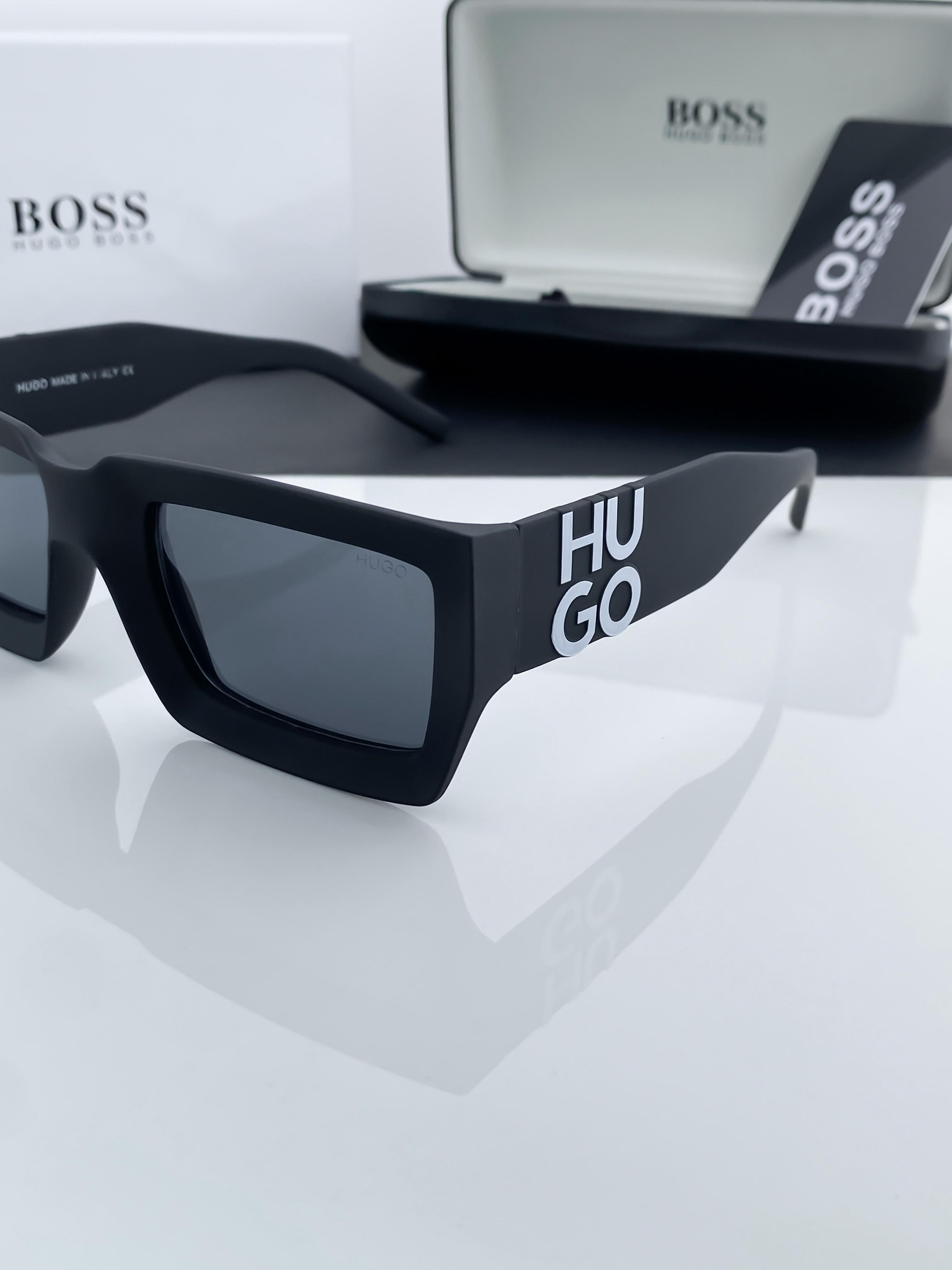 HU_GO BO_SS BLACK 1310  SUNGLASS