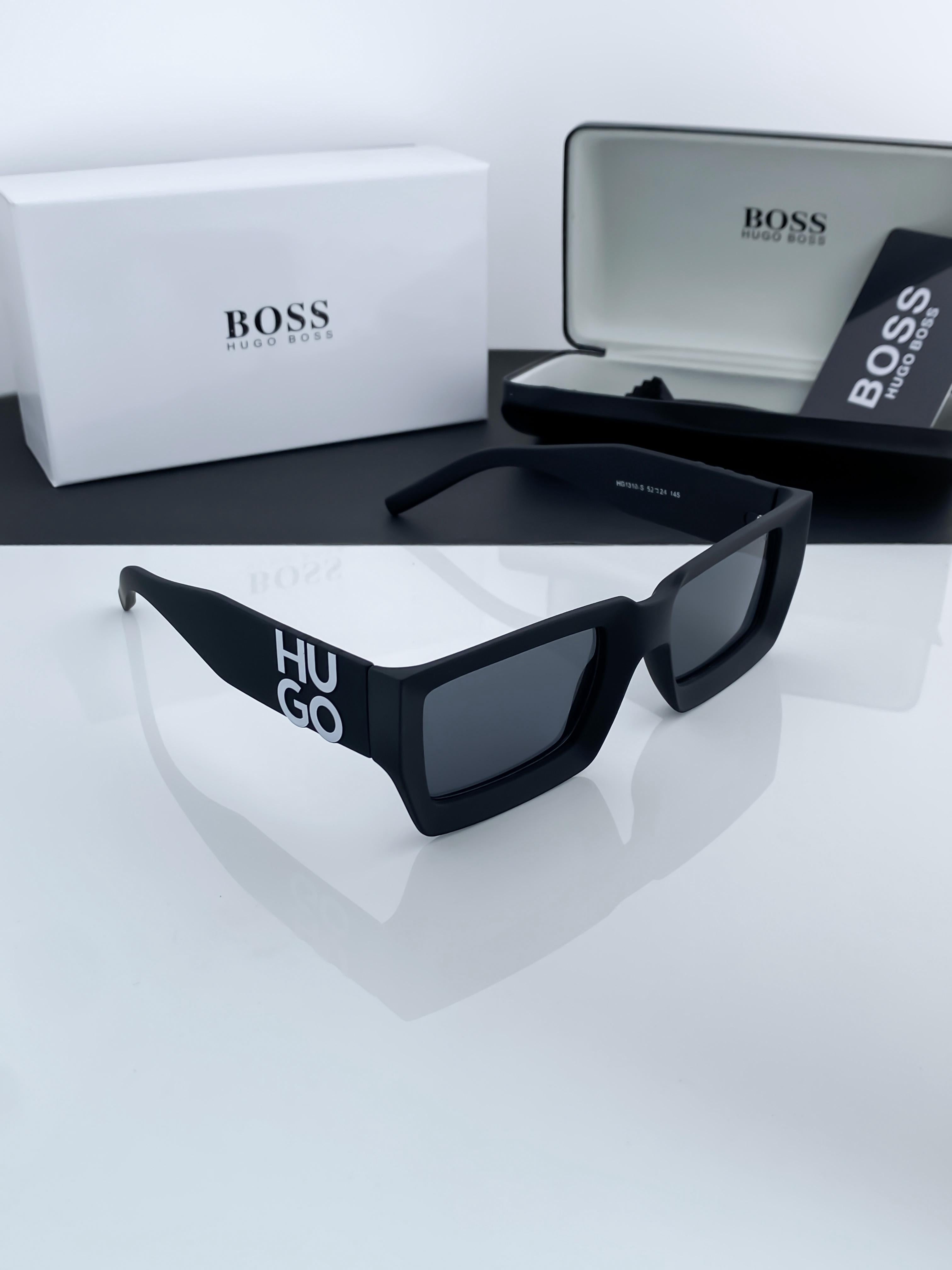 HU_GO BO_SS BLACK 1310  SUNGLASS