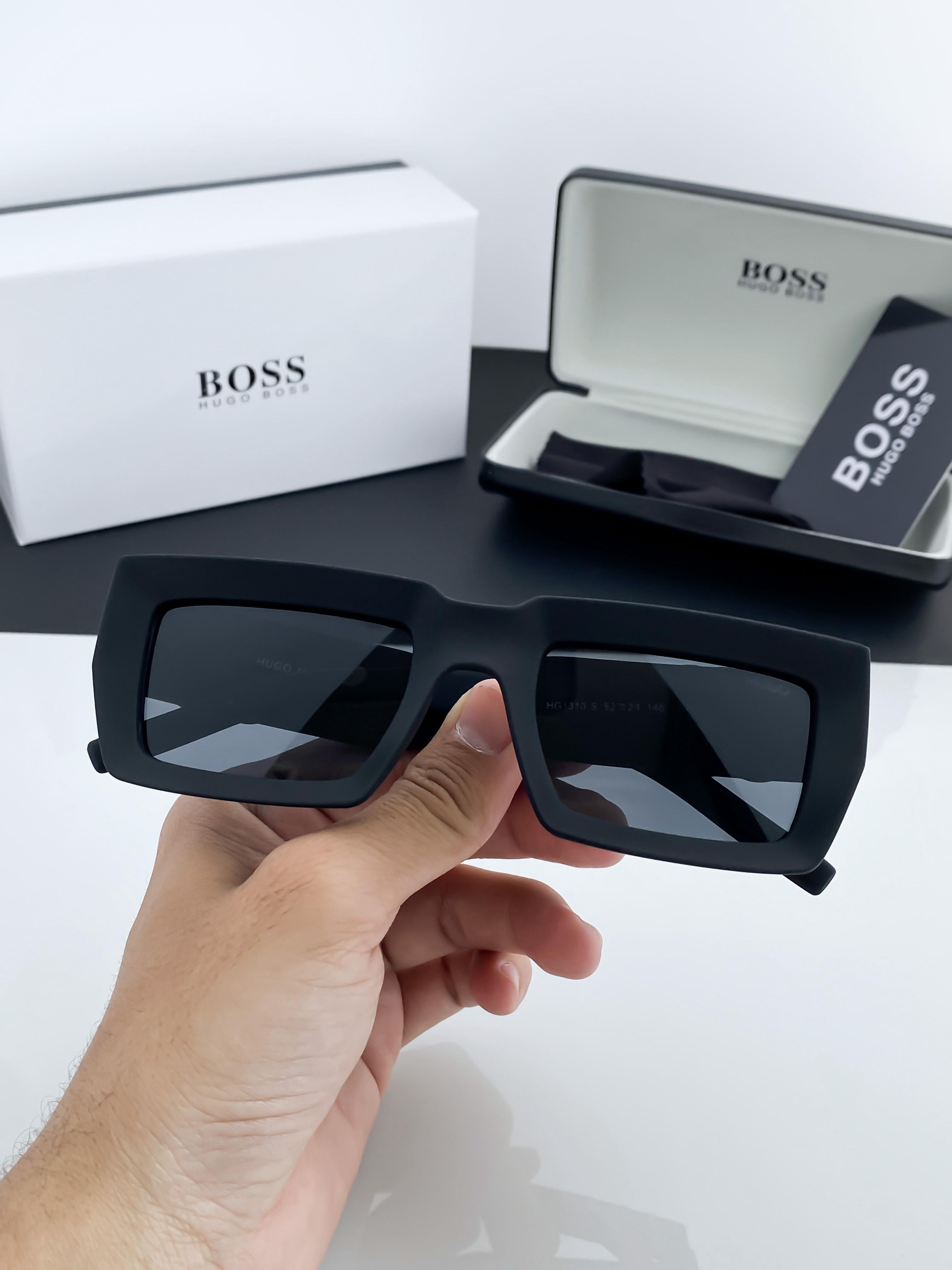 HU_GO BO_SS BLACK 1310  SUNGLASS