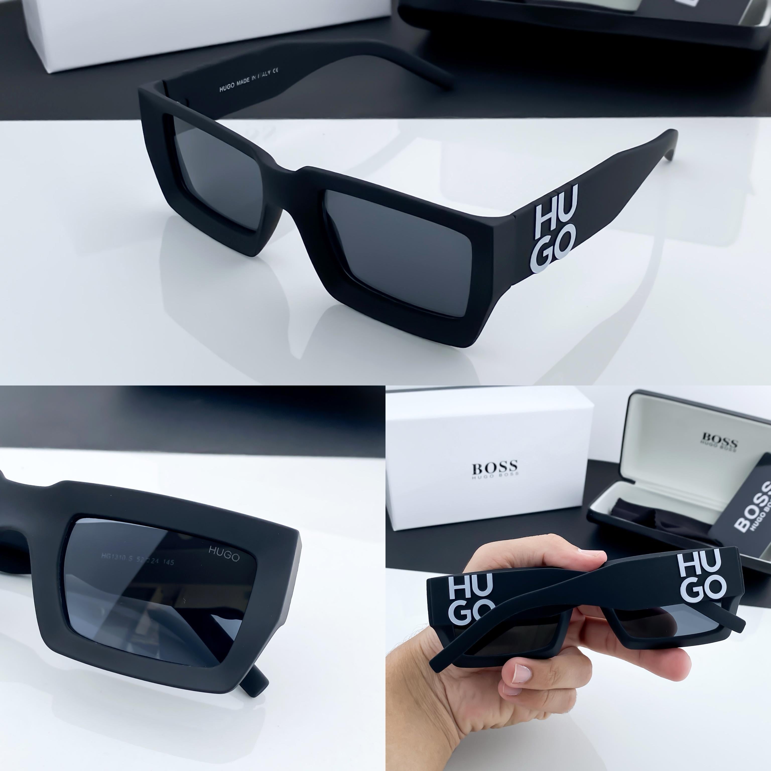 HU_GO BO_SS BLACK 1310  SUNGLASS