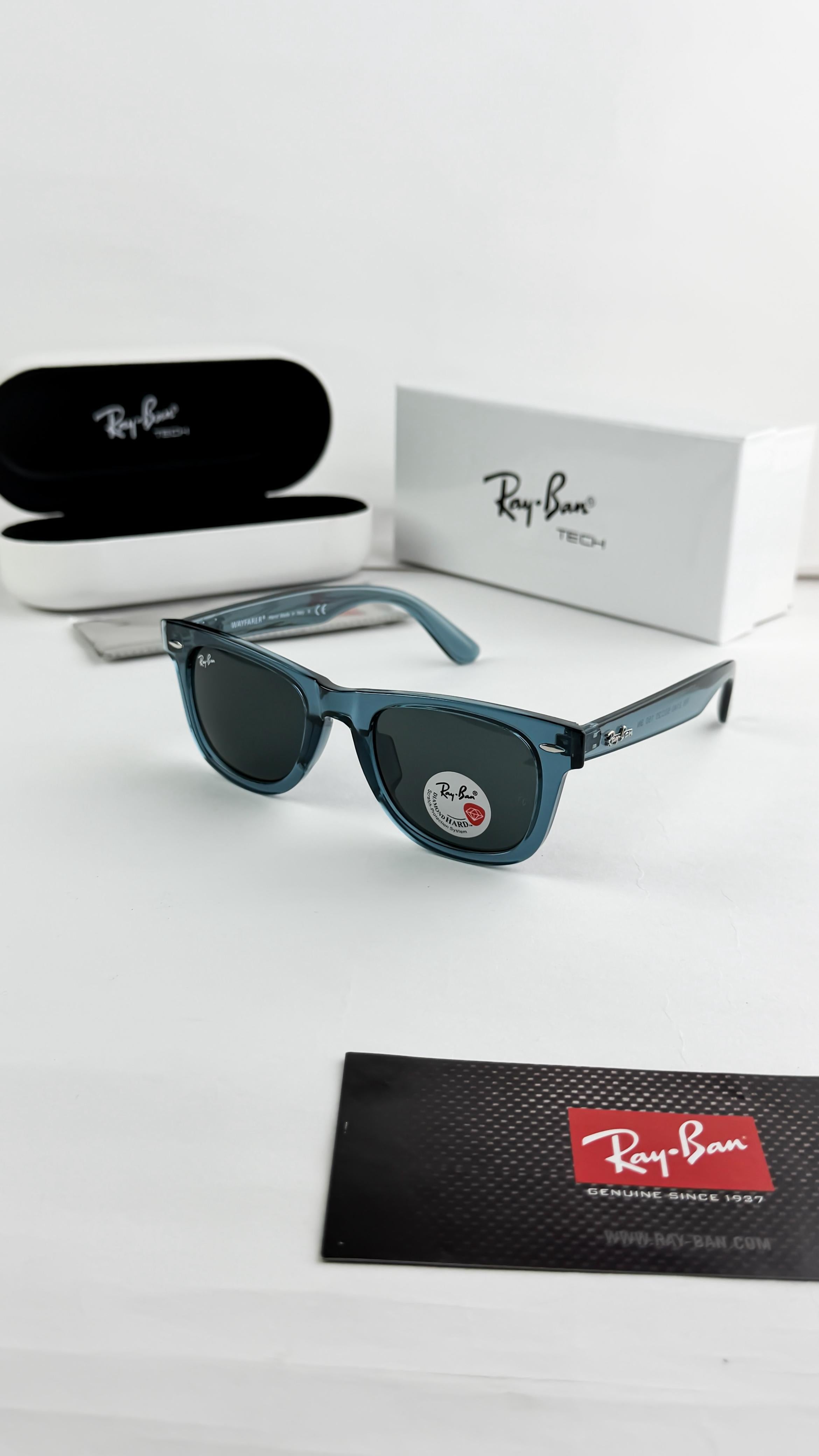 RAY__BAN BLUE JELLY 2140  SUNGLASS