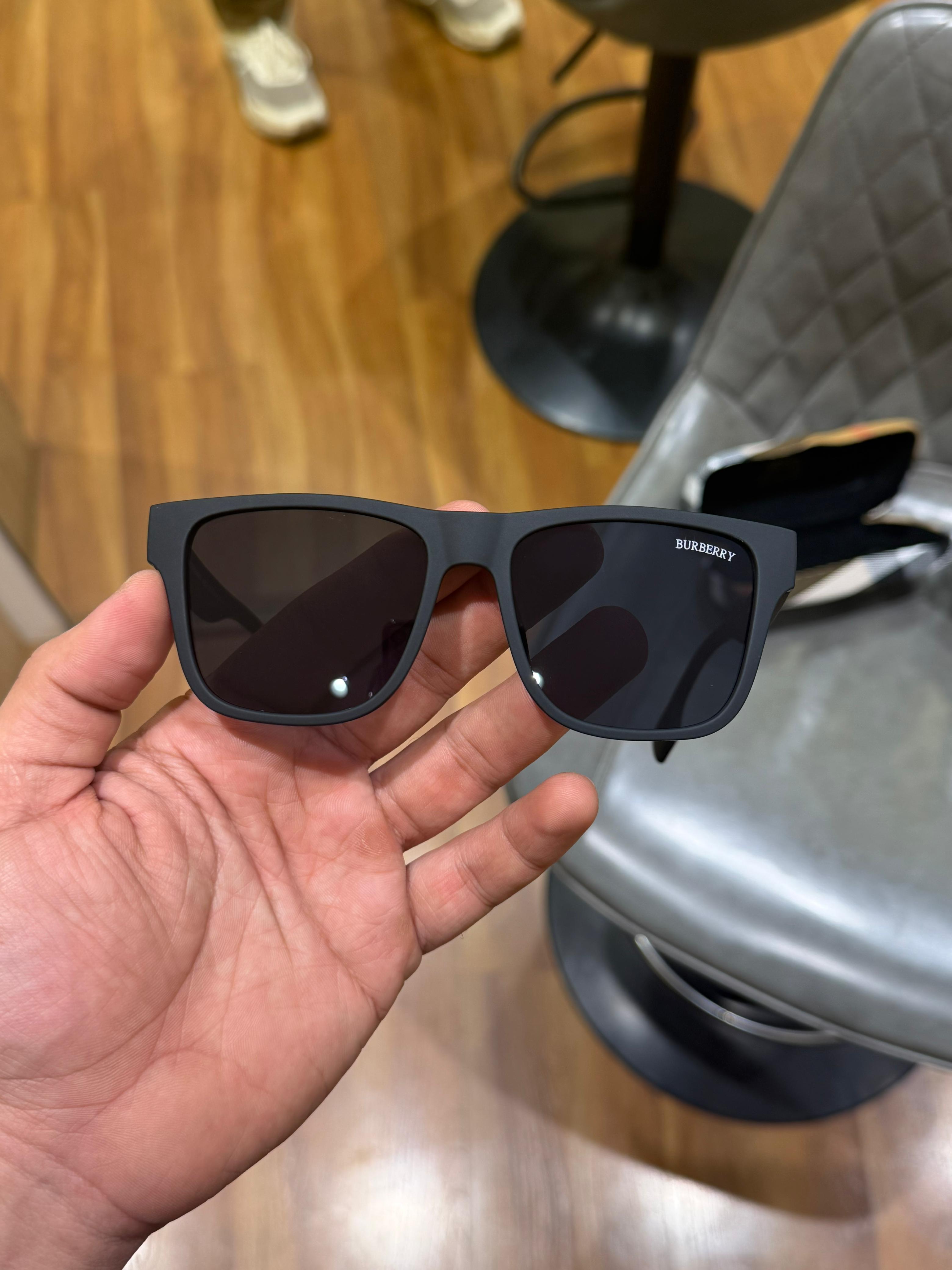 Bur__berry 4358 matt black  SUNGLASS