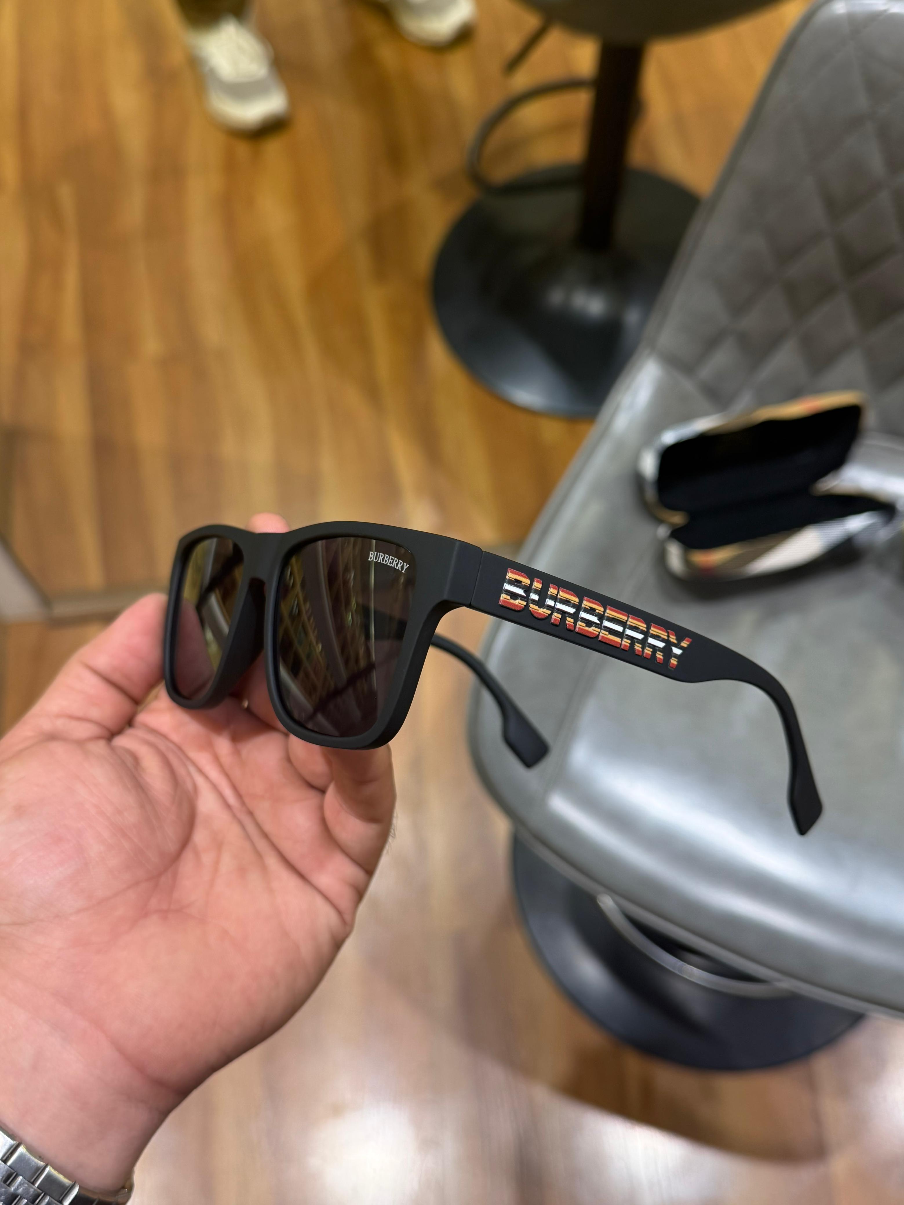 Bur__berry 4358 matt black  SUNGLASS