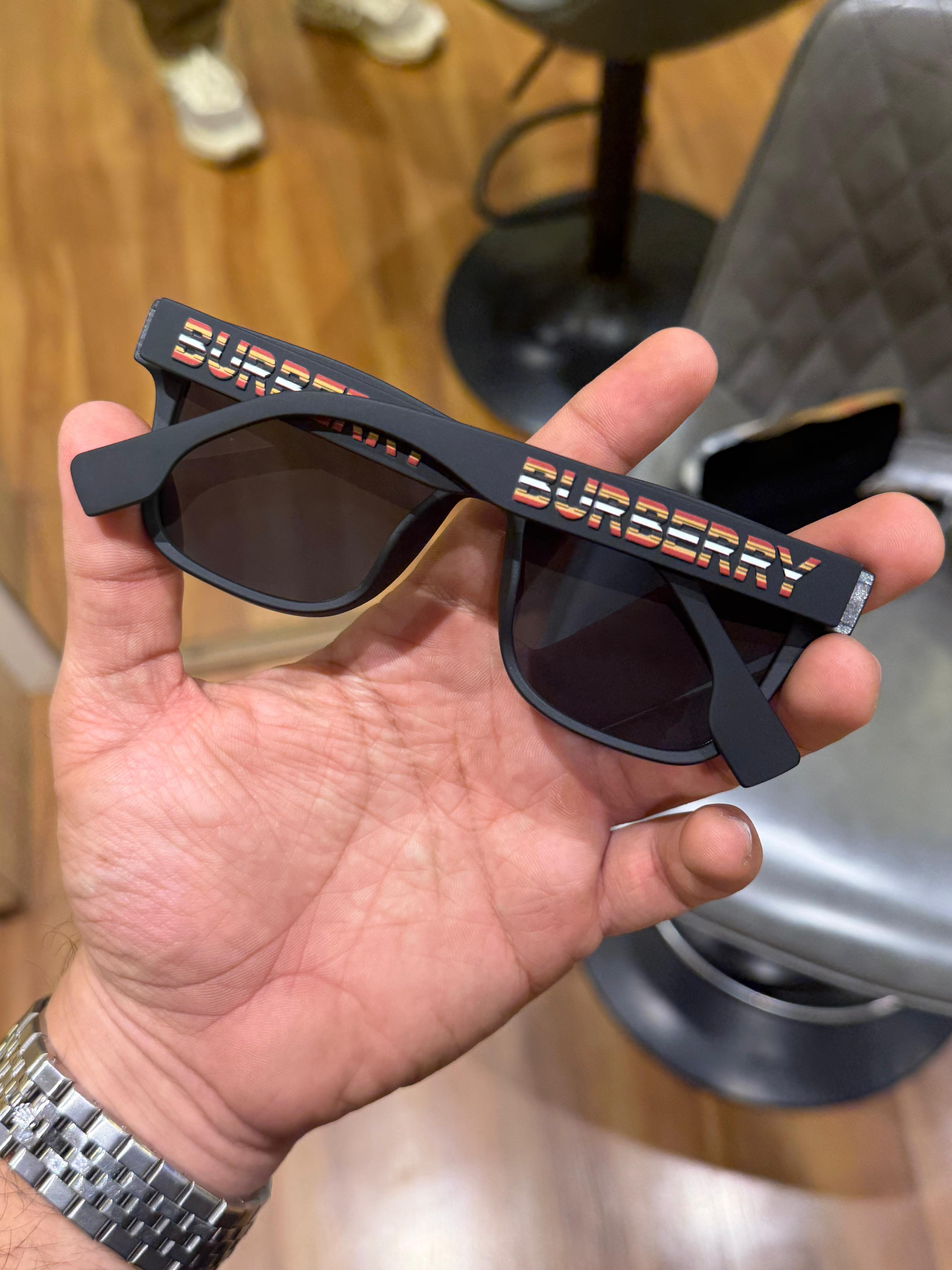 Bur__berry 4358 matt black  SUNGLASS