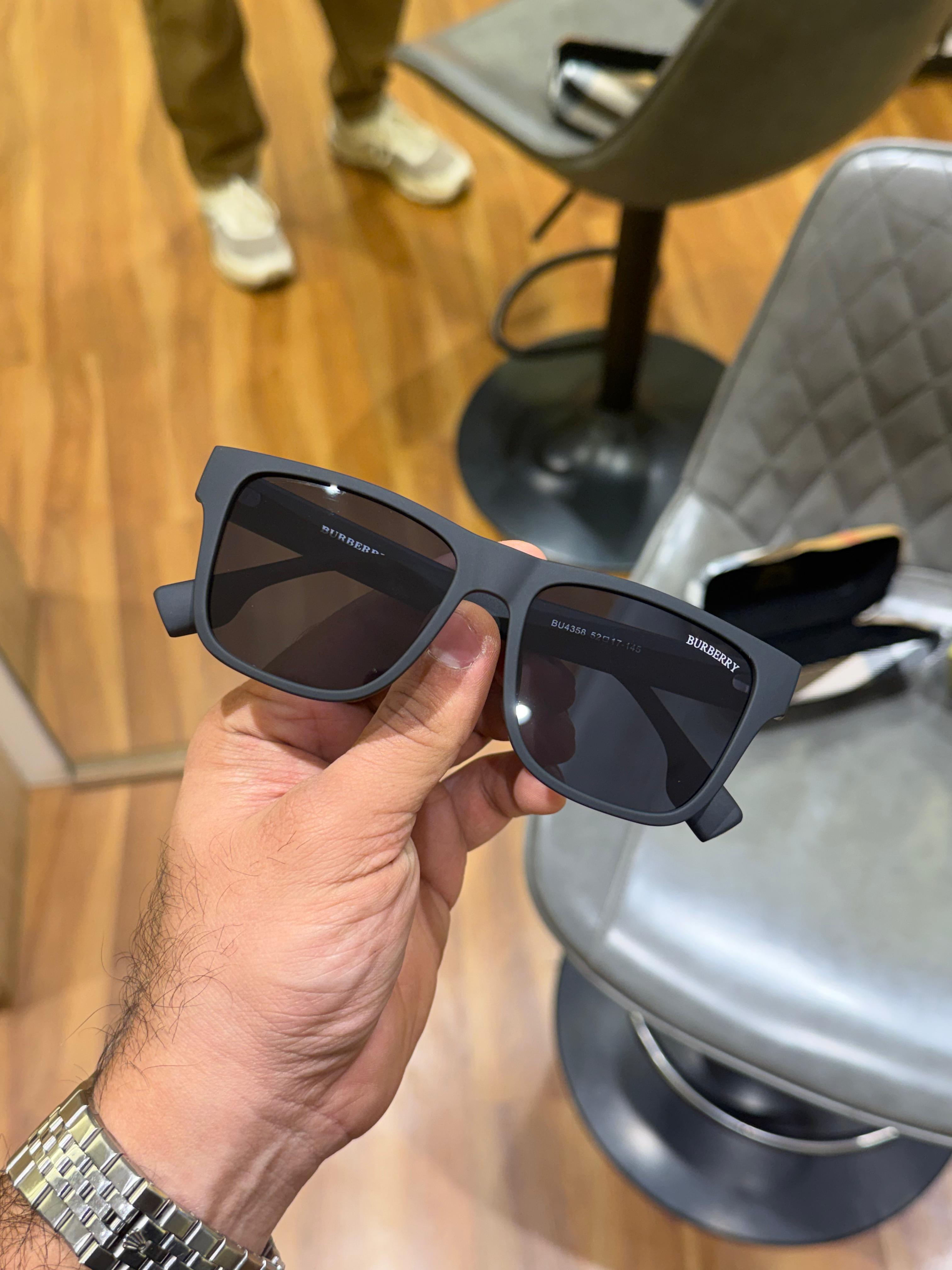 Bur__berry 4358 matt black  SUNGLASS