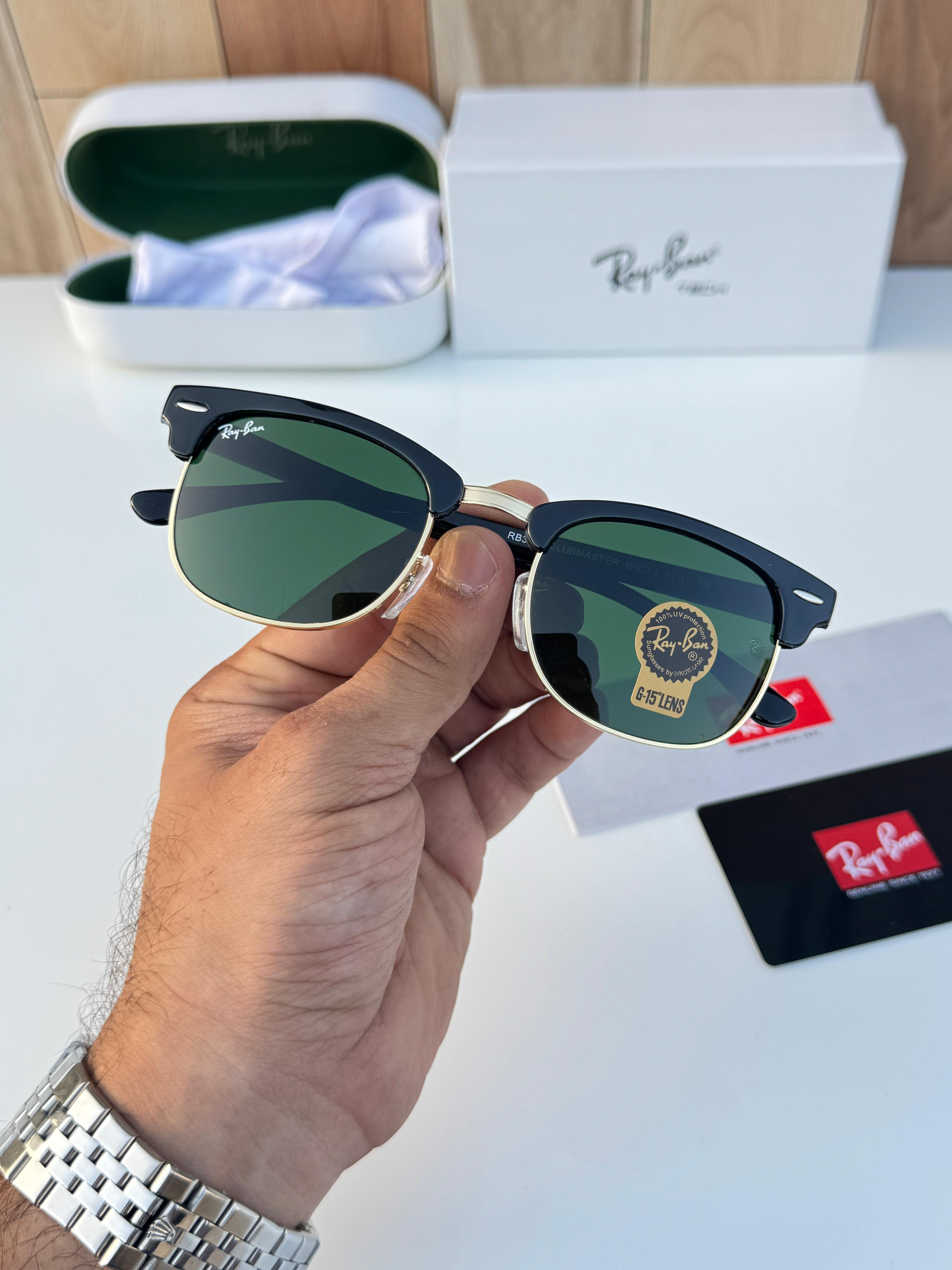 Ray_ban 3016 green gold  SUNGLASS