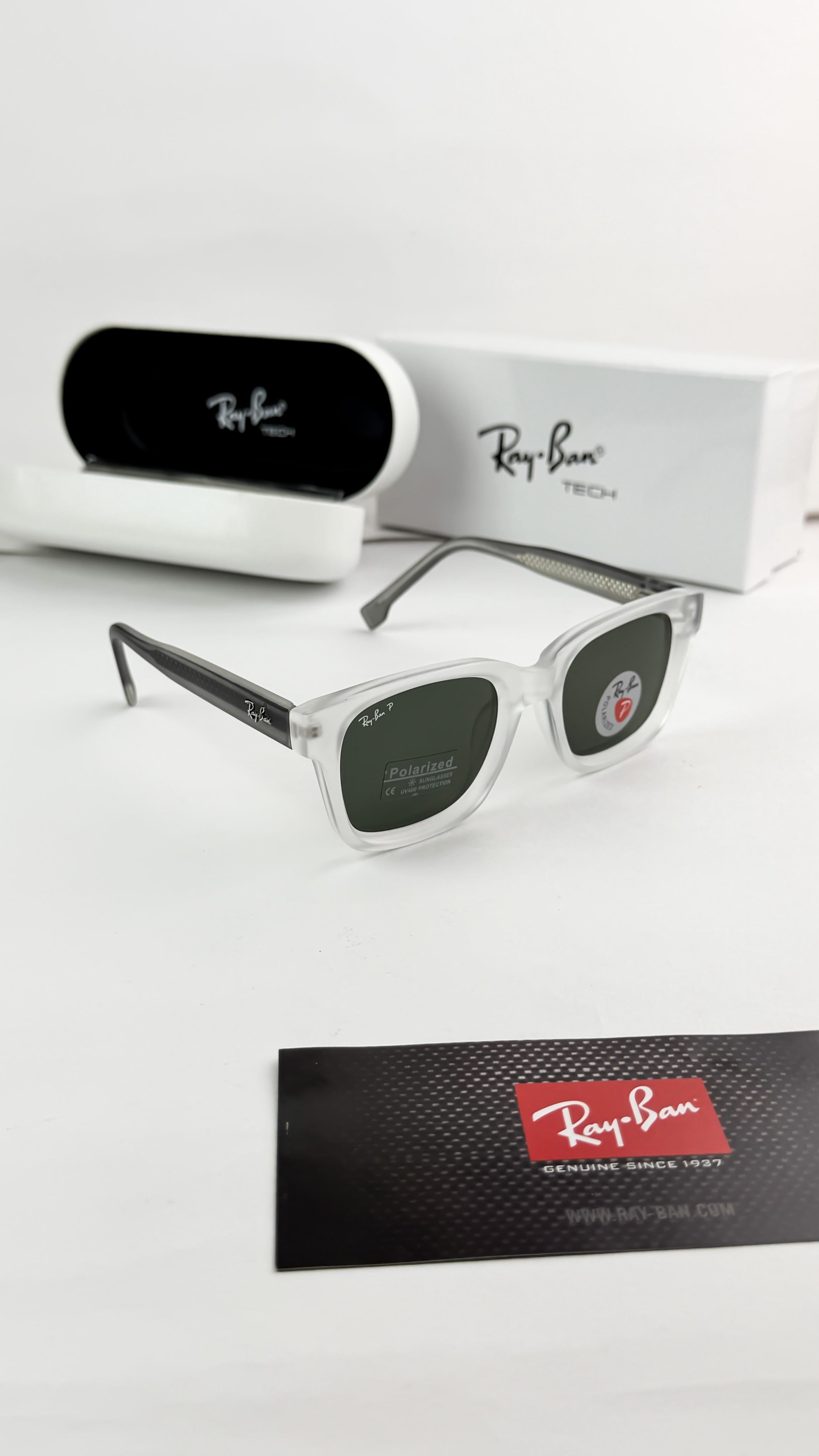 RAY_BAN ICE GREY 7701 SUNGLASS