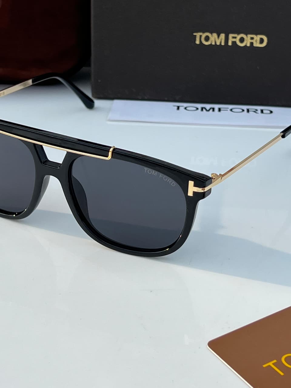 Tomf_ord 319 black gold  sunglass