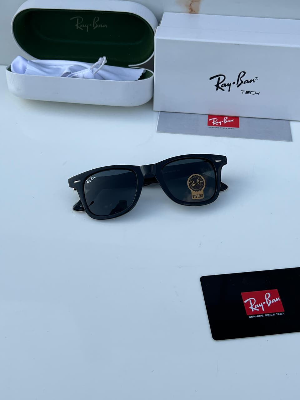 Ray_ban 2157 black silver   SUNGLASS