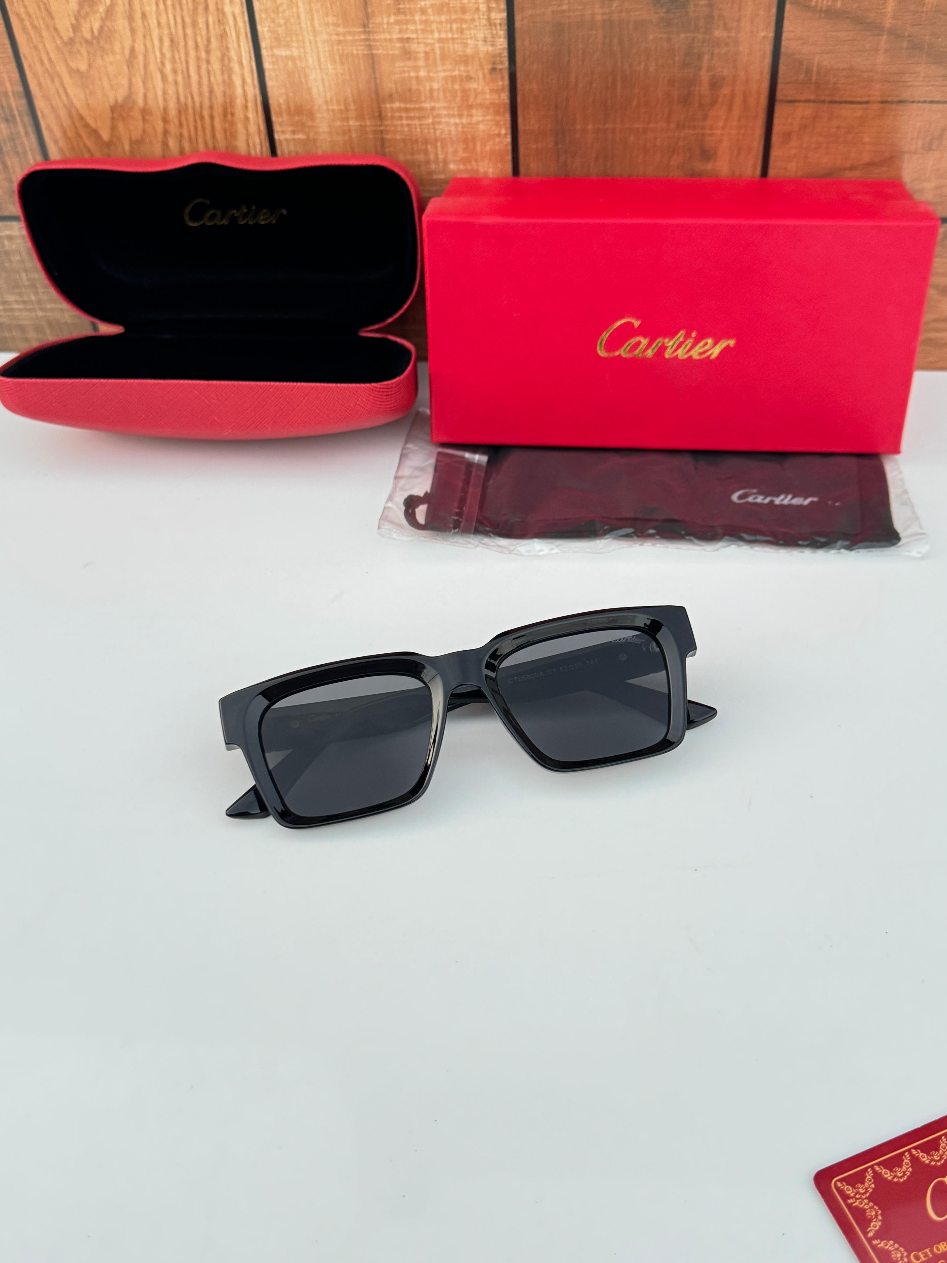 Ca_rtier 580 black SUNGLASS