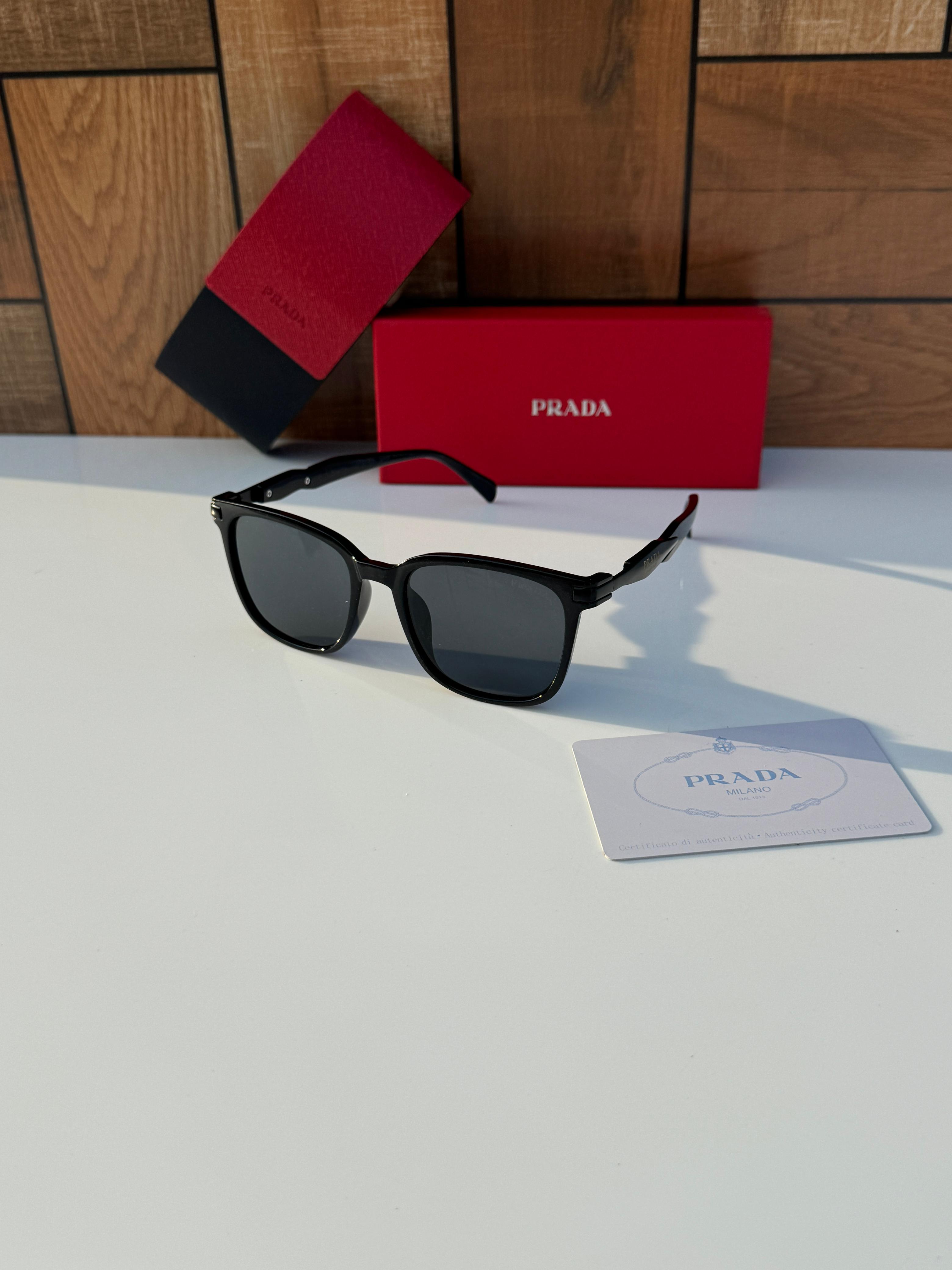 Pr_ada 58177 full black SUNGLASS