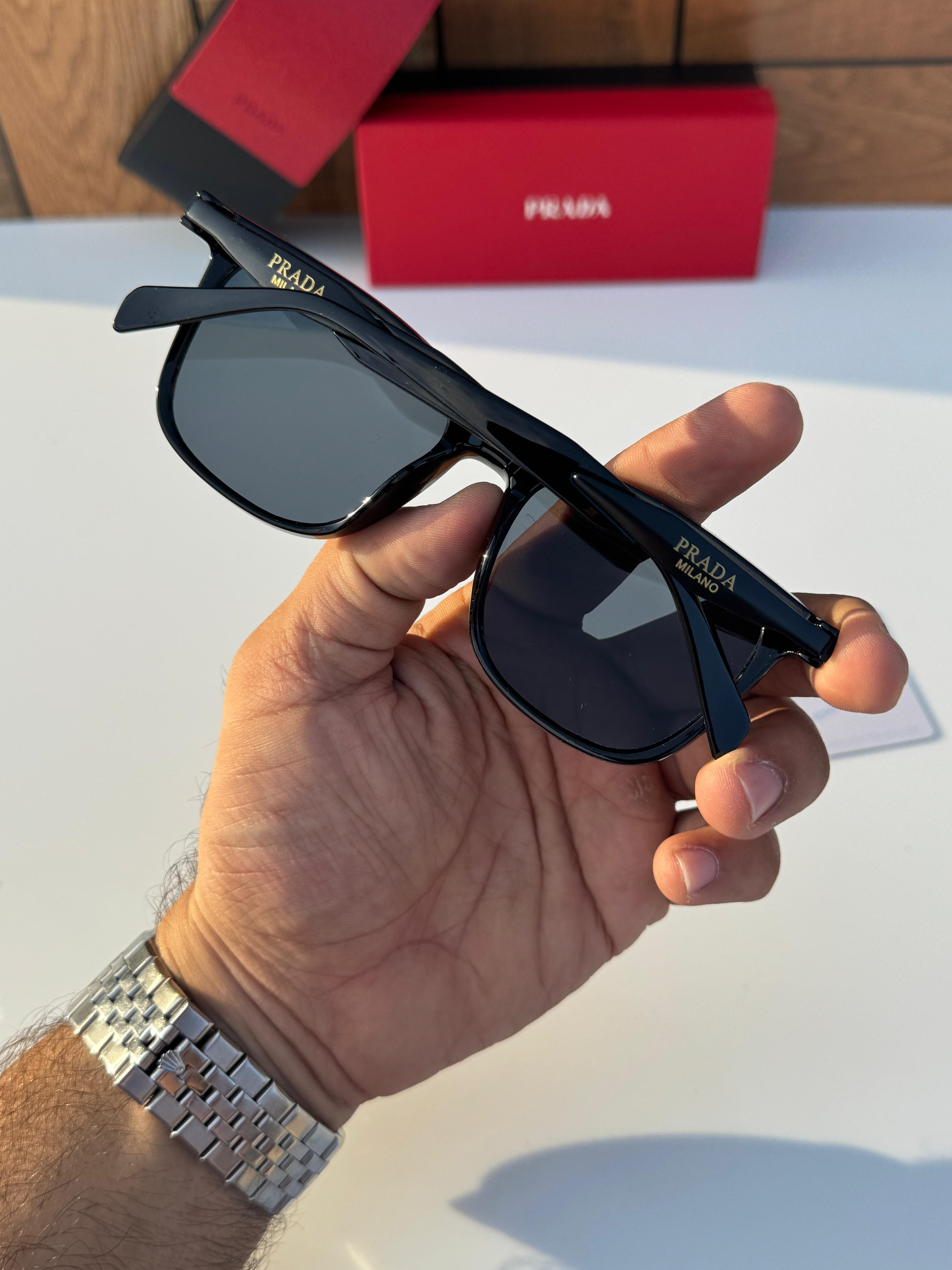 Pr_ada 58177 full black SUNGLASS