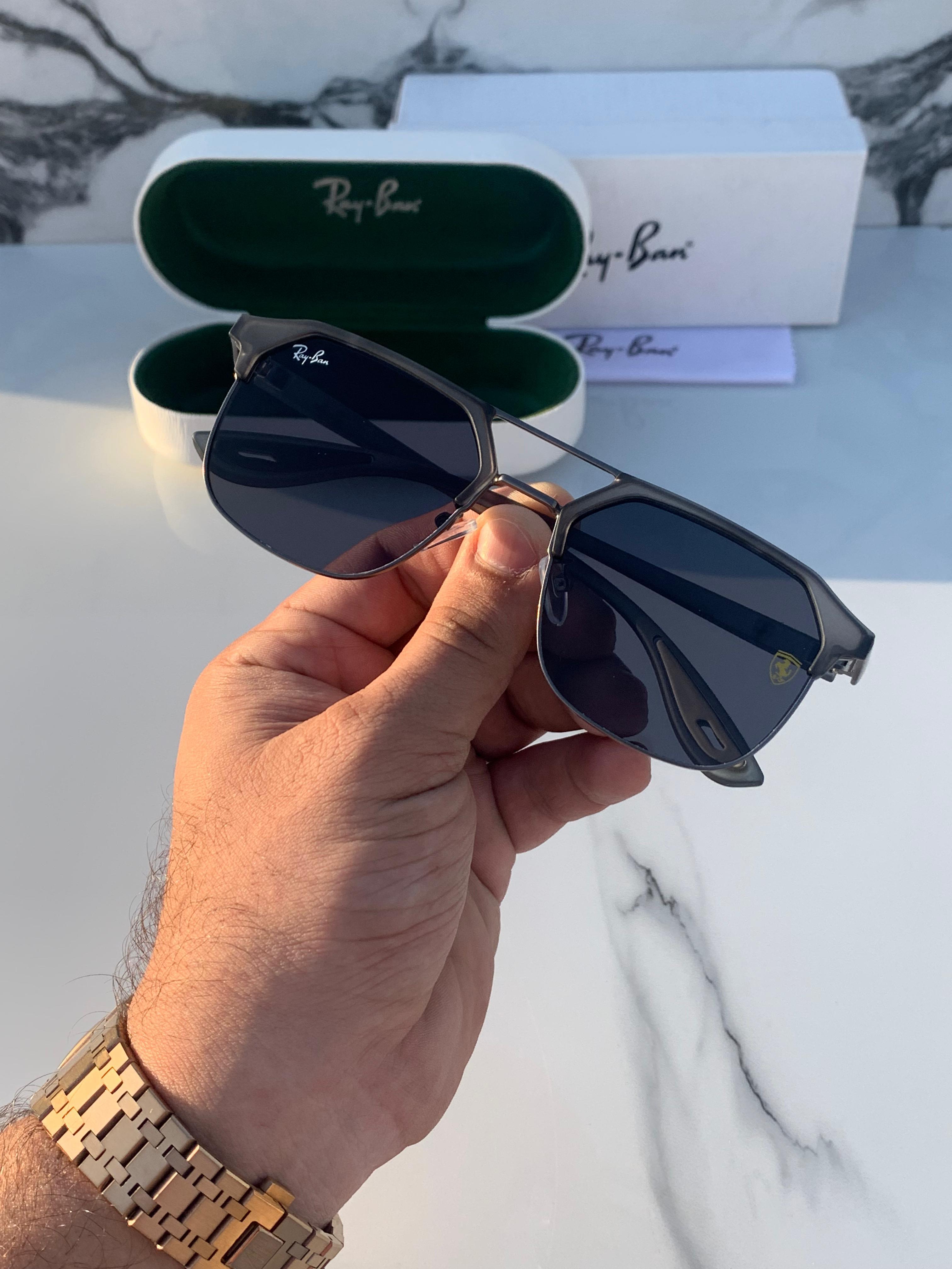 Ray_ban 04 lite grey black SUNGLASS