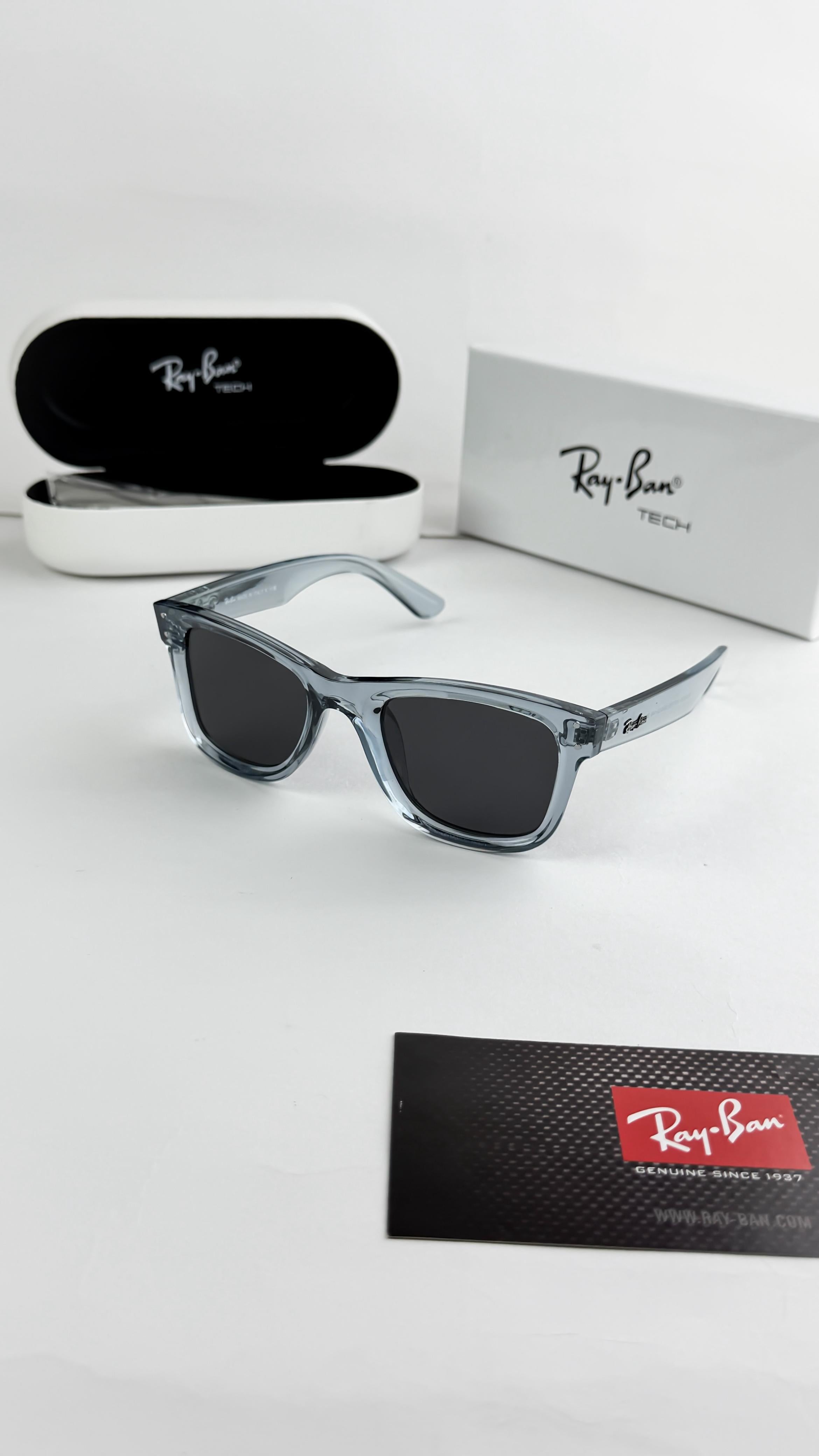 RAY_BAN BLUE BLACK 0502 SUNGLASS