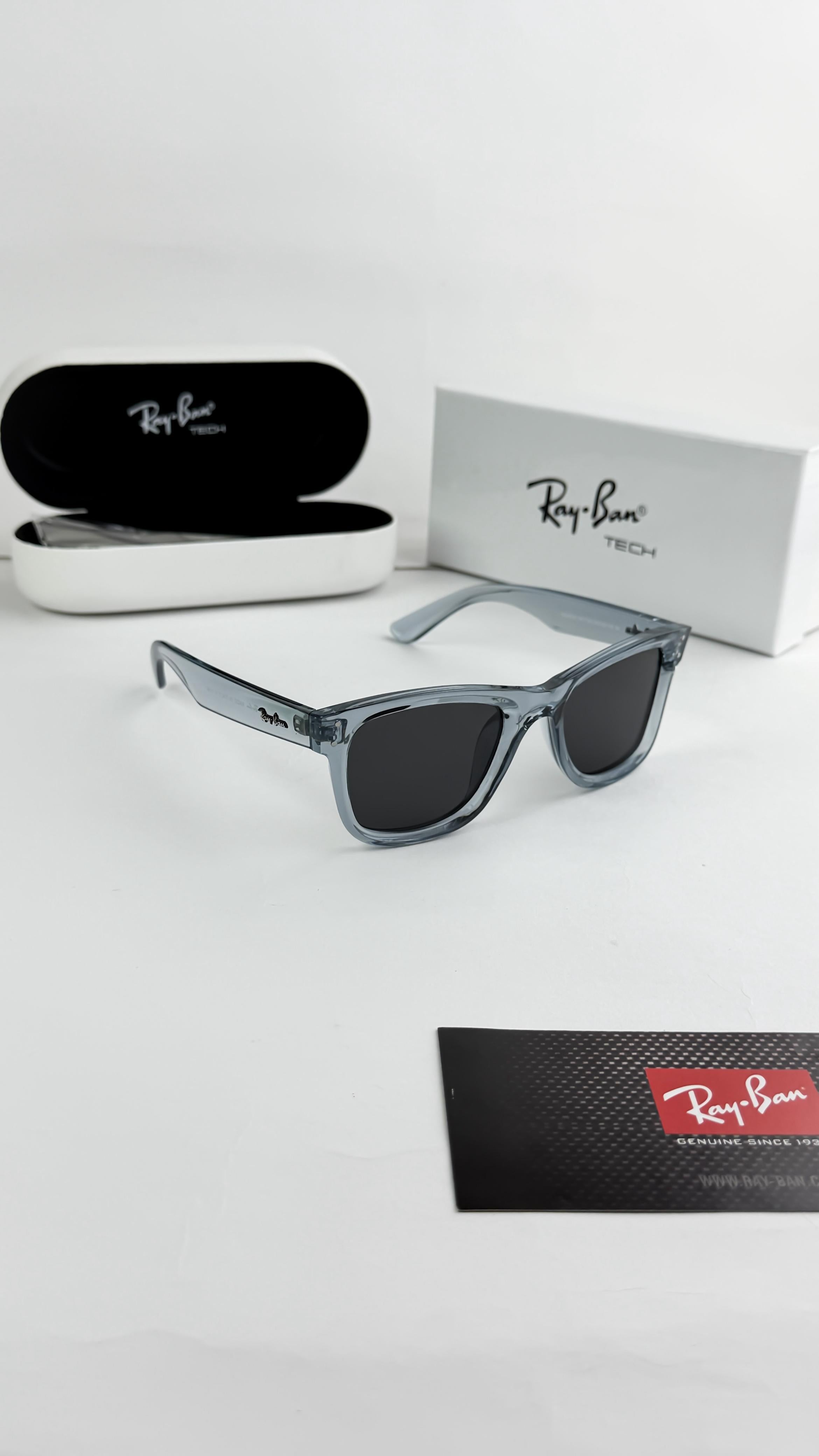 RAY_BAN BLUE BLACK 0502 SUNGLASS