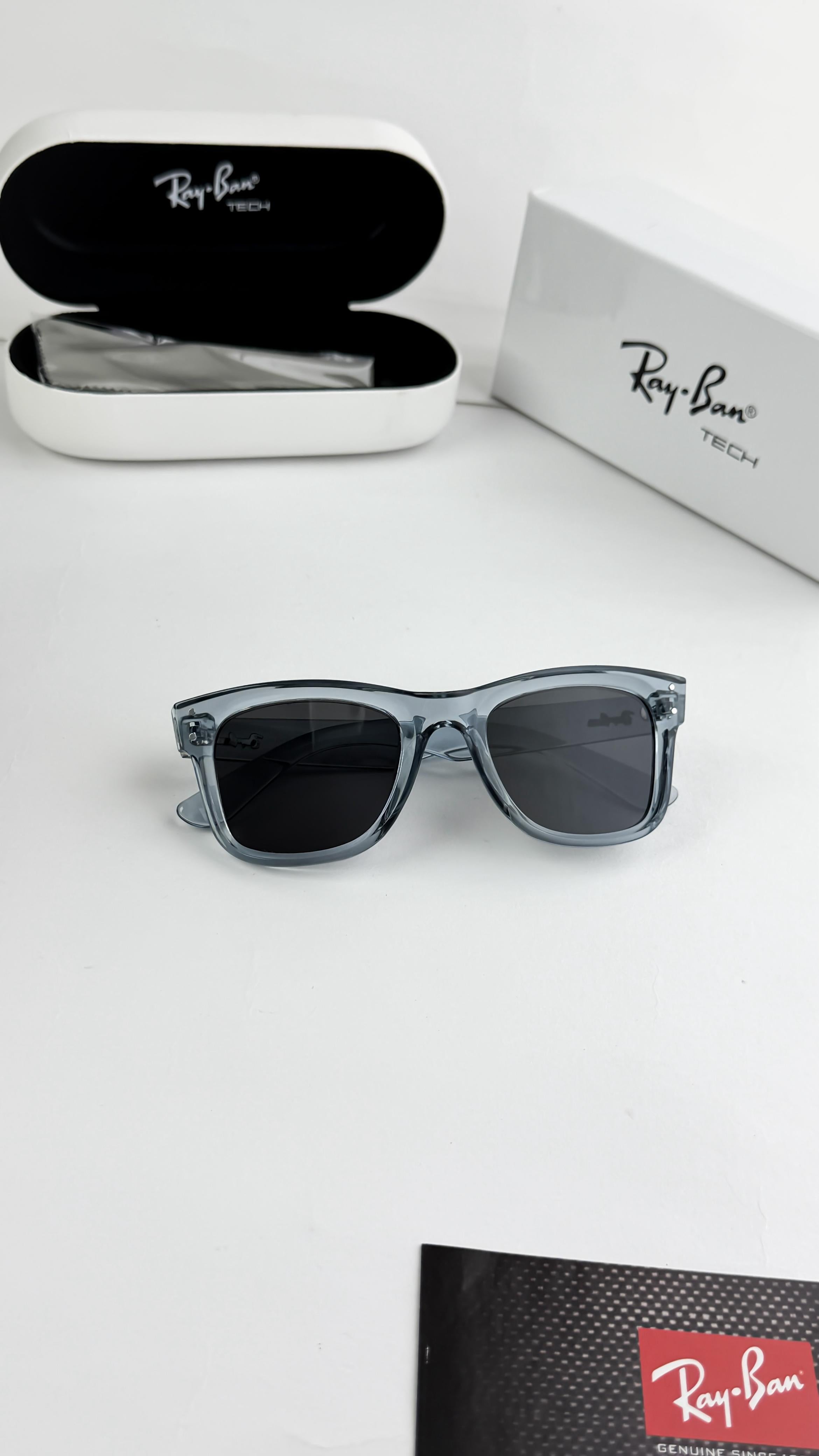 RAY_BAN BLUE BLACK 0502 SUNGLASS