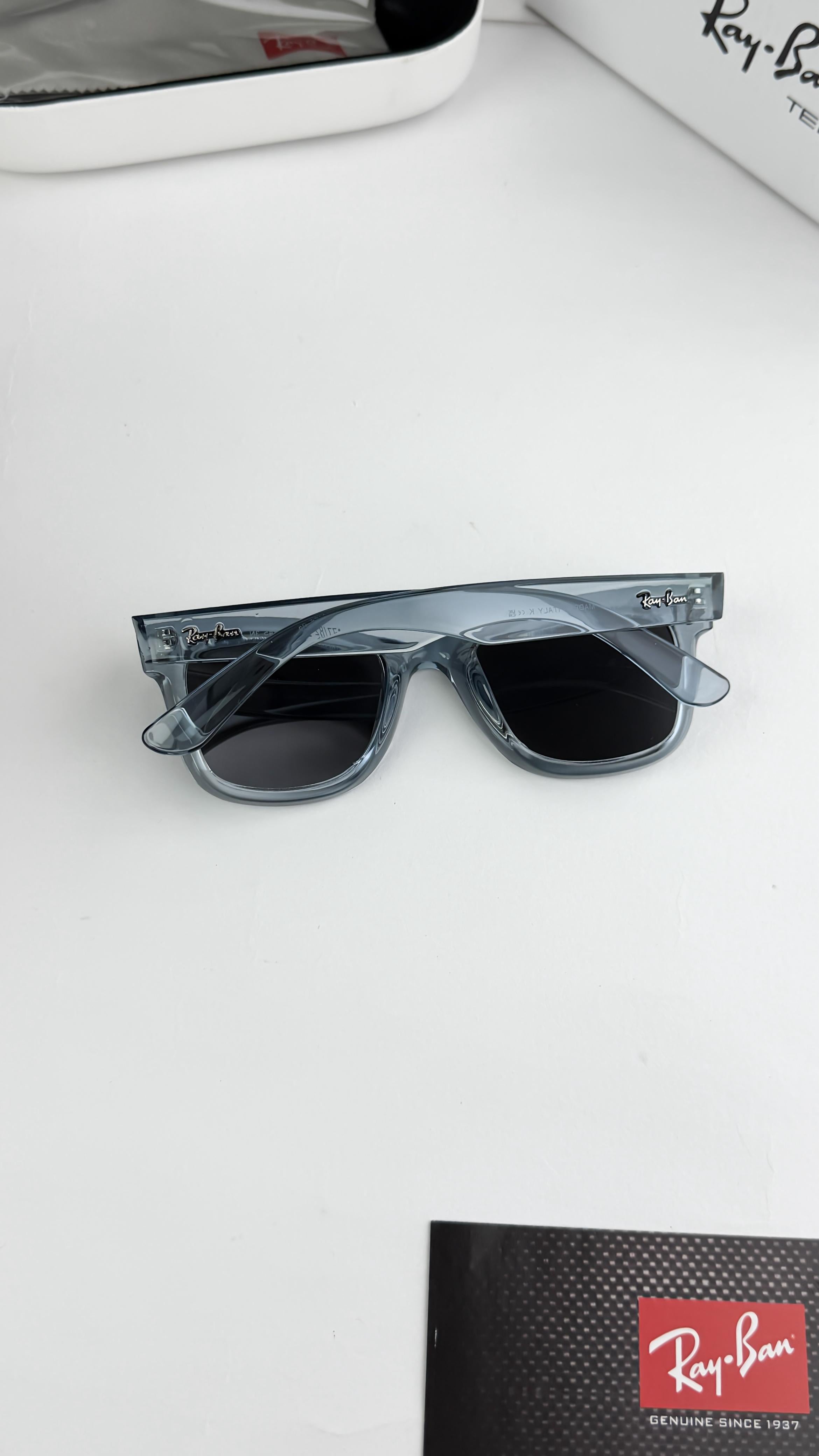 RAY_BAN BLUE BLACK 0502 SUNGLASS