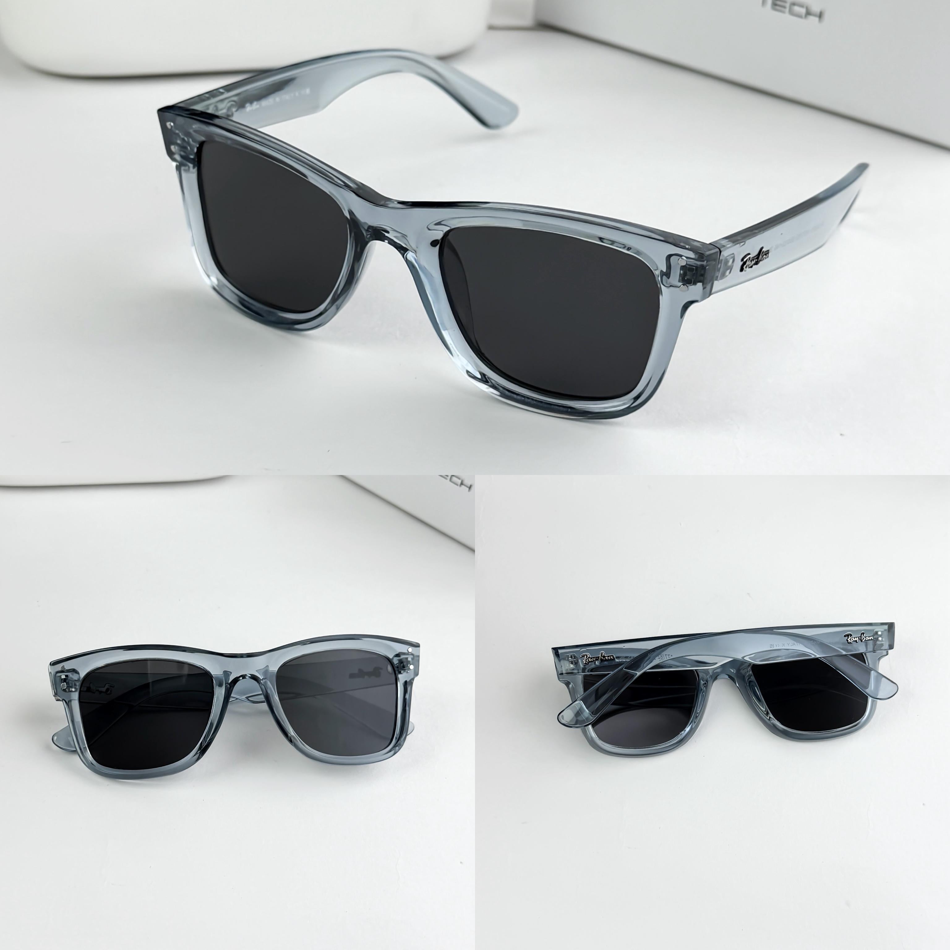 RAY_BAN BLUE BLACK 0502 SUNGLASS